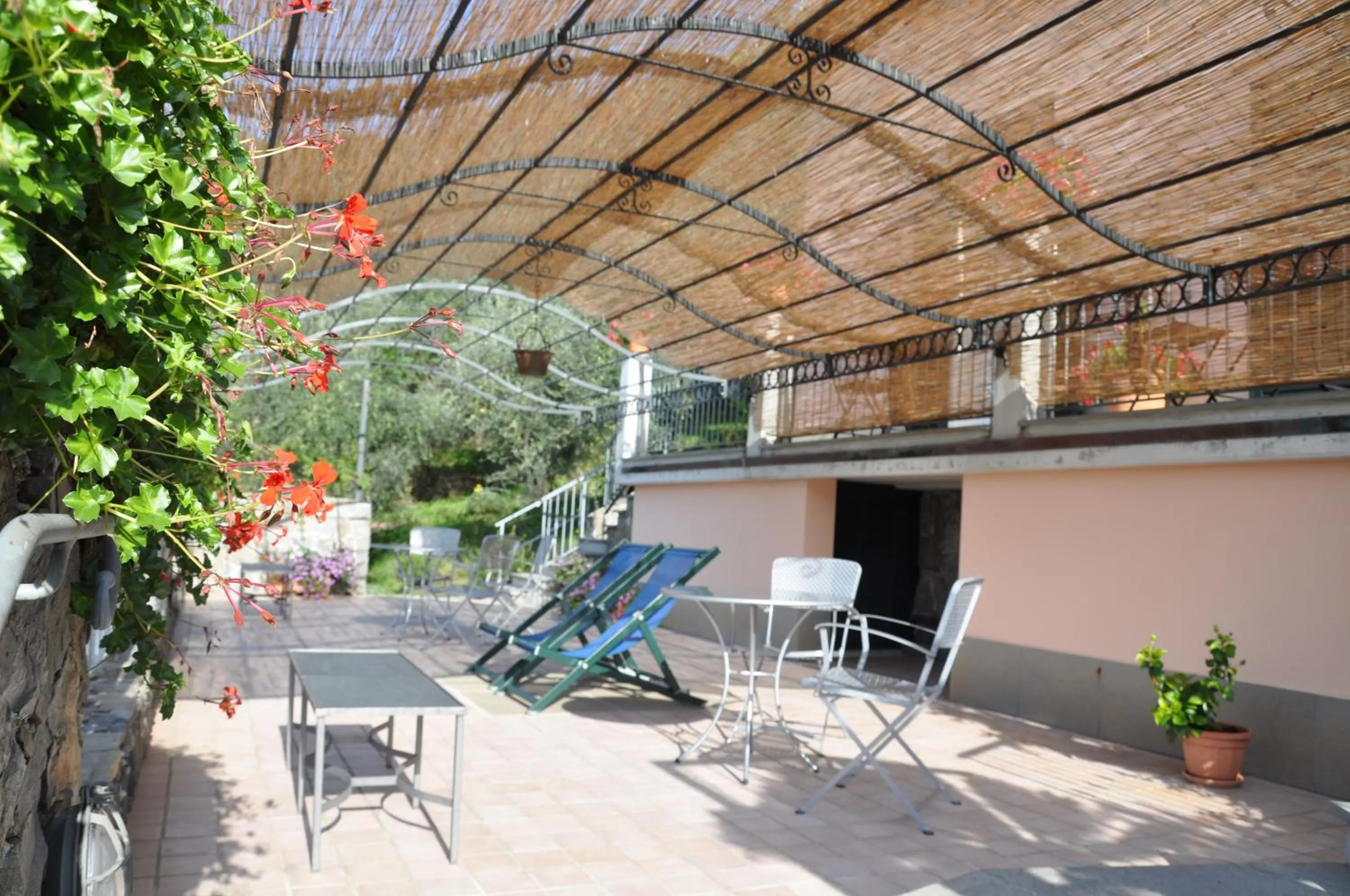 Patio in Hotel Al Terra Di Mare