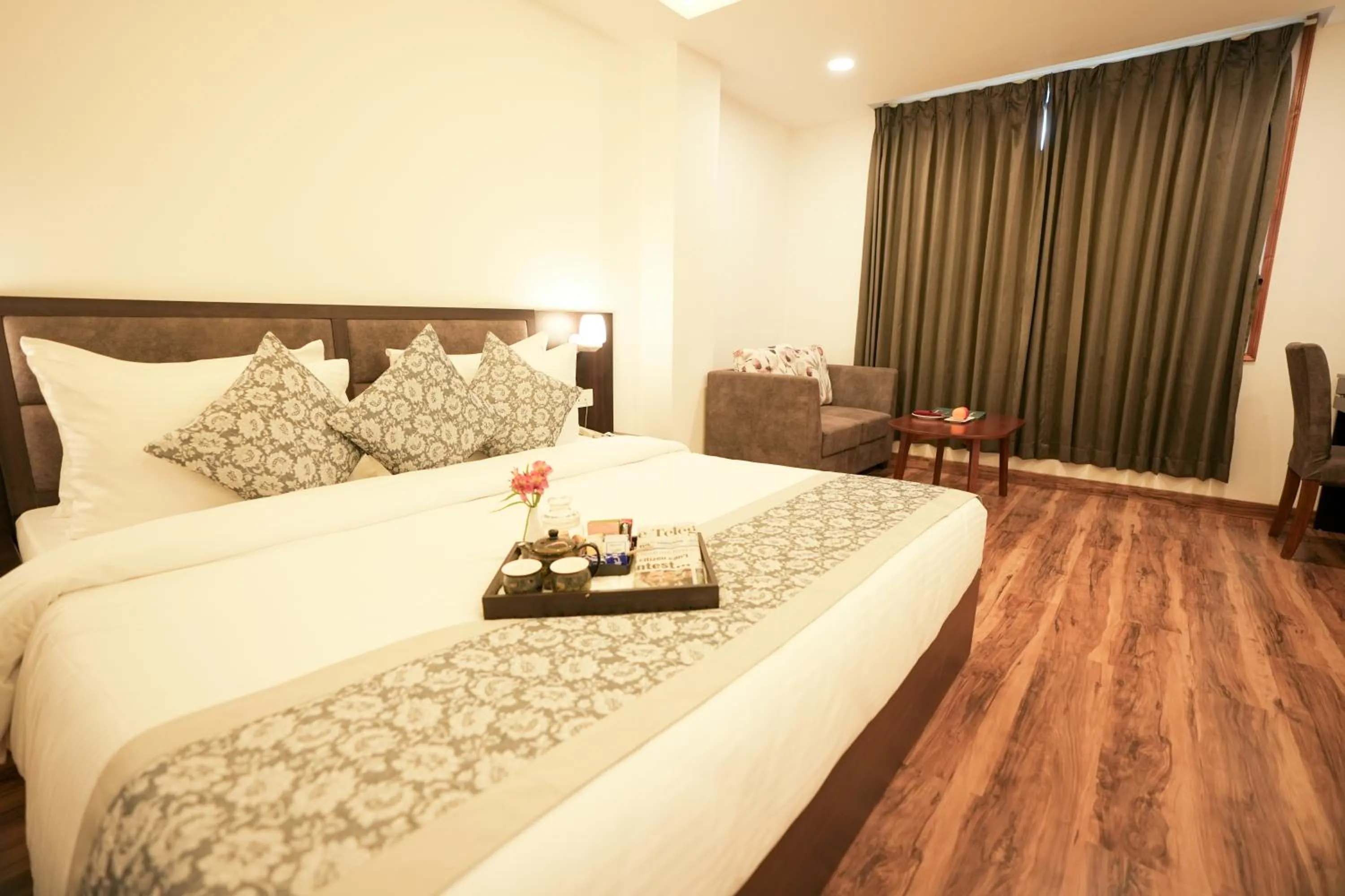 Bedroom in Cilantro Comfort