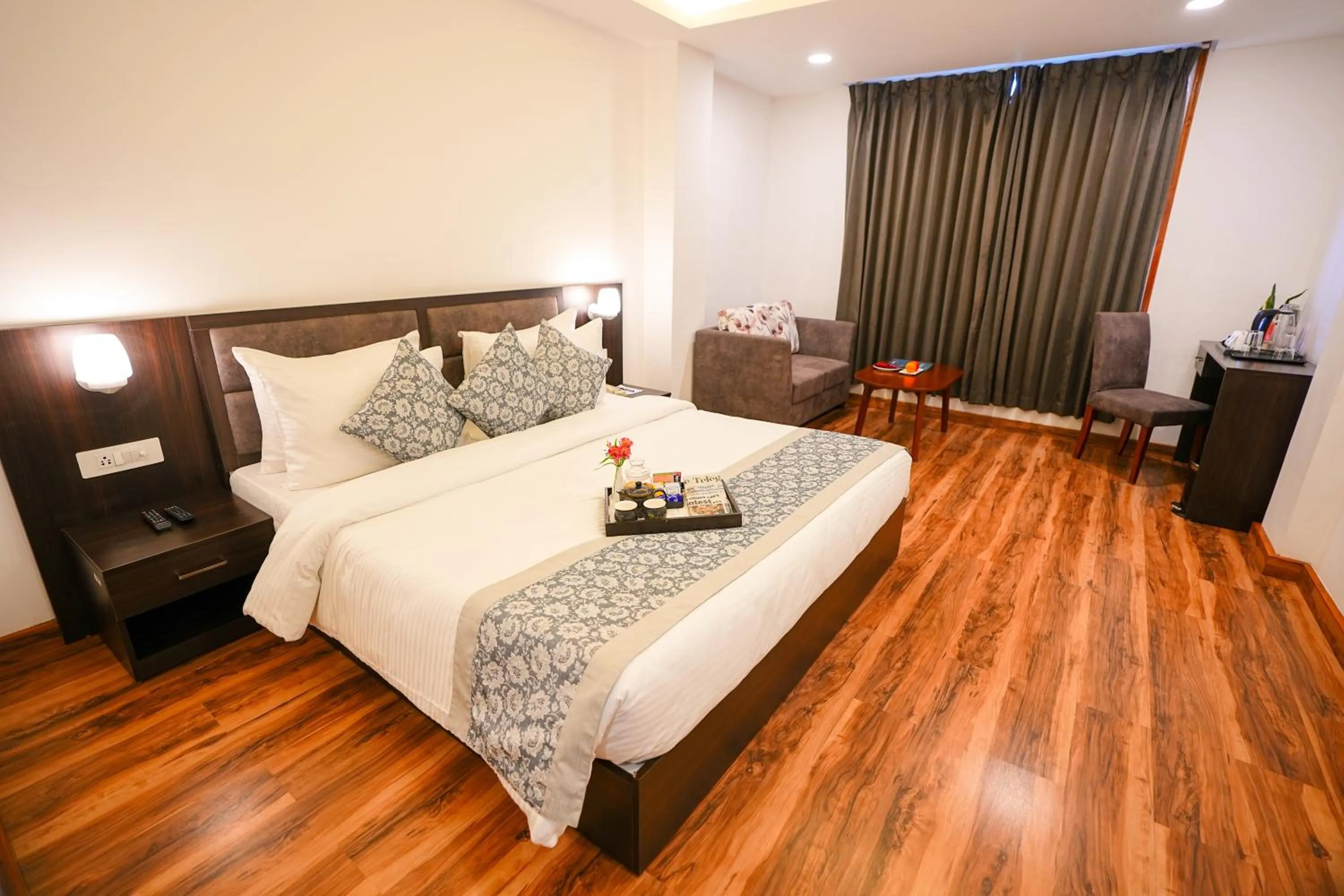 Bedroom in Cilantro Comfort