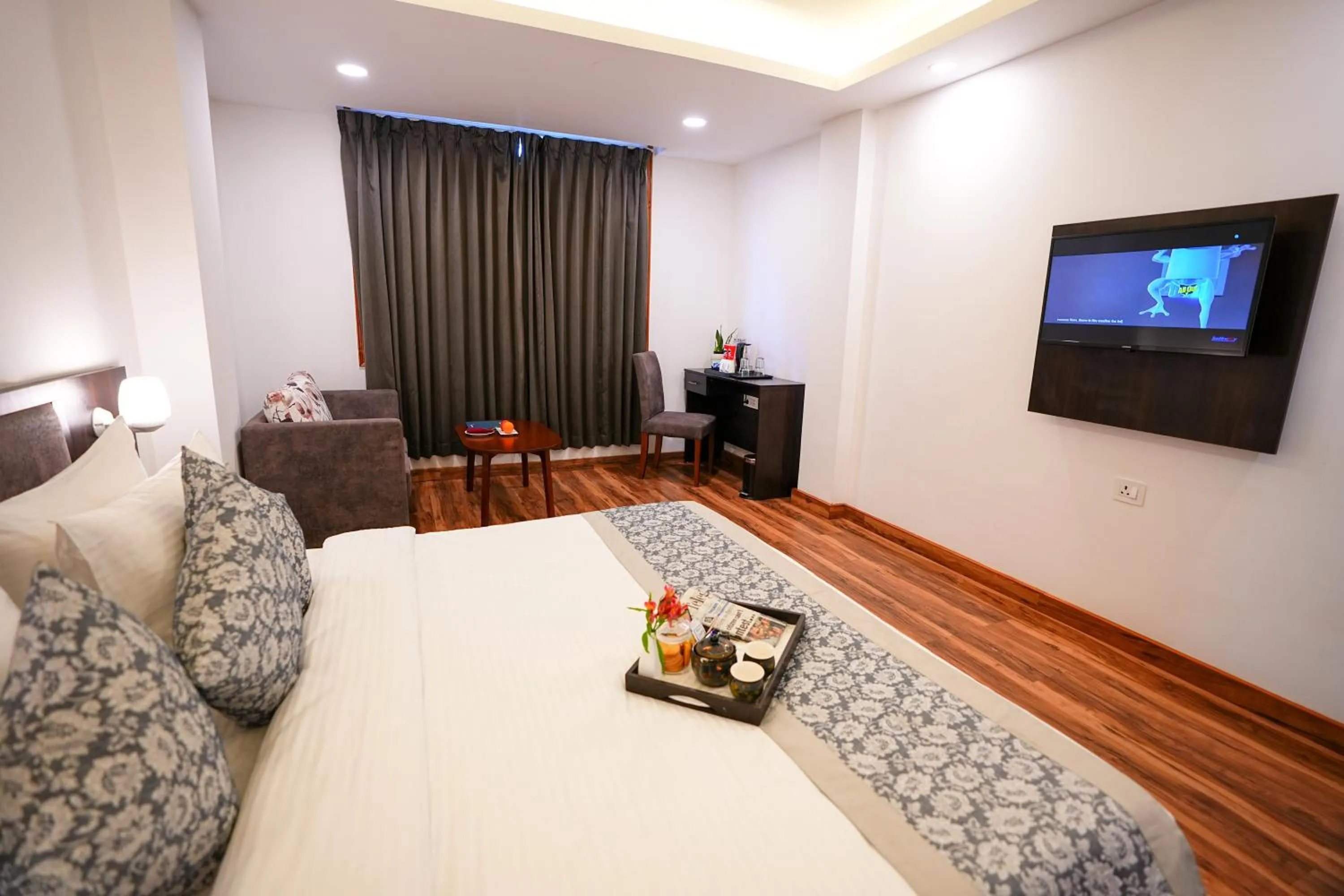 Bedroom in Cilantro Comfort