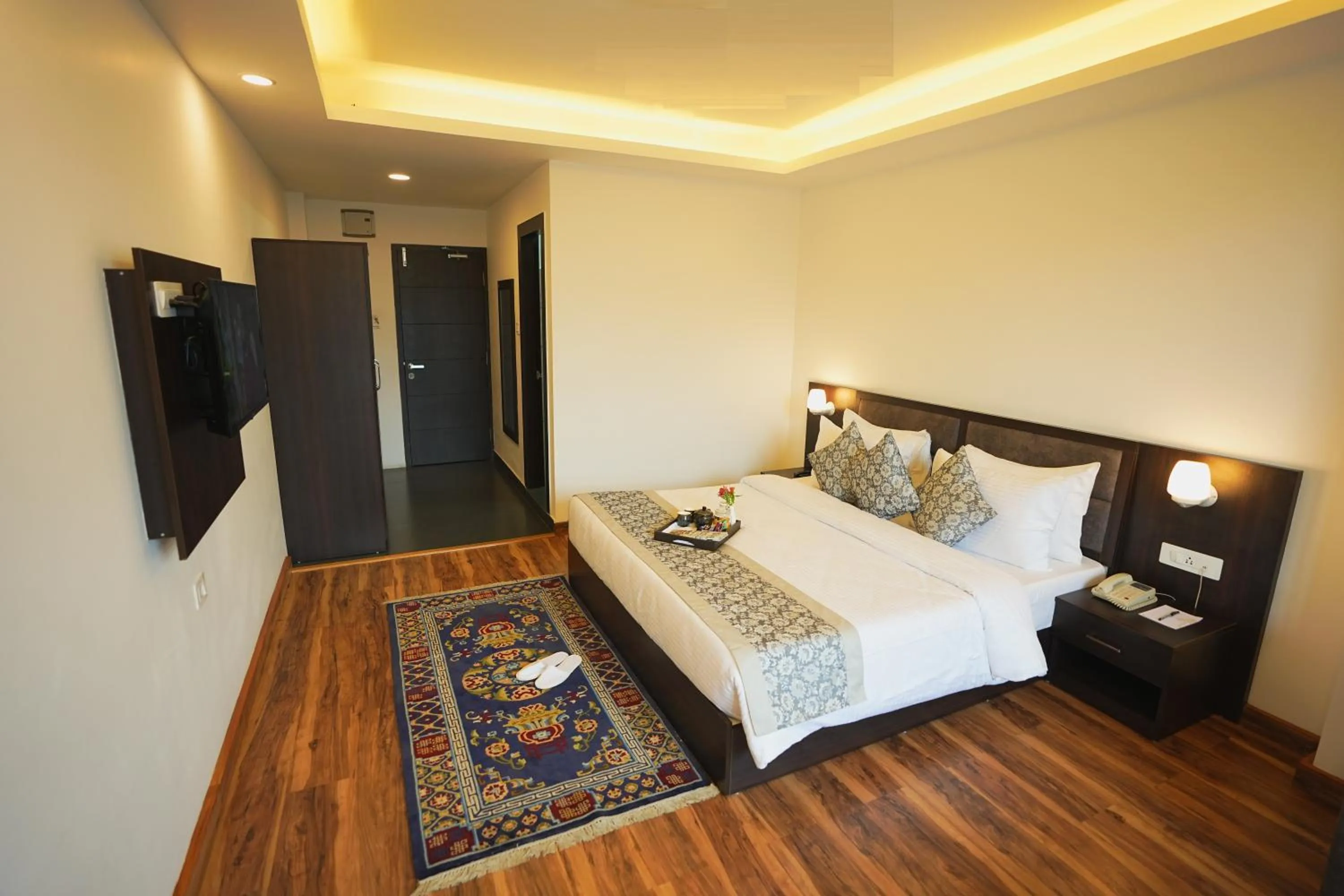 Bedroom in Cilantro Comfort