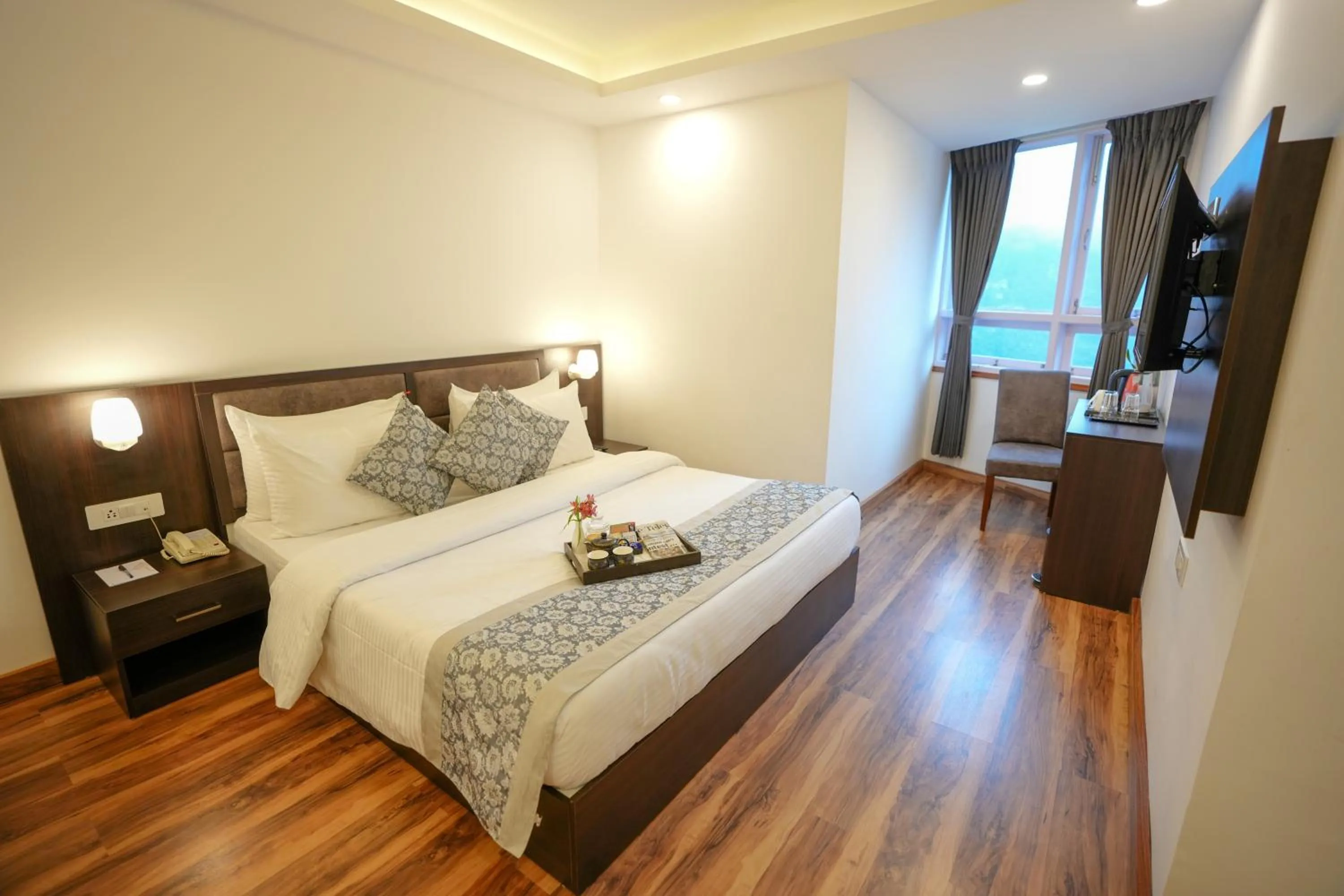 Bedroom in Cilantro Comfort