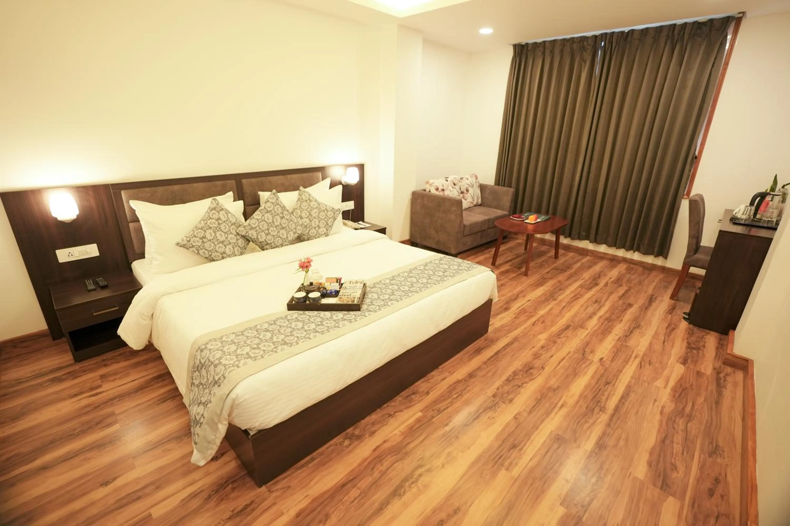 Bedroom in Cilantro Comfort