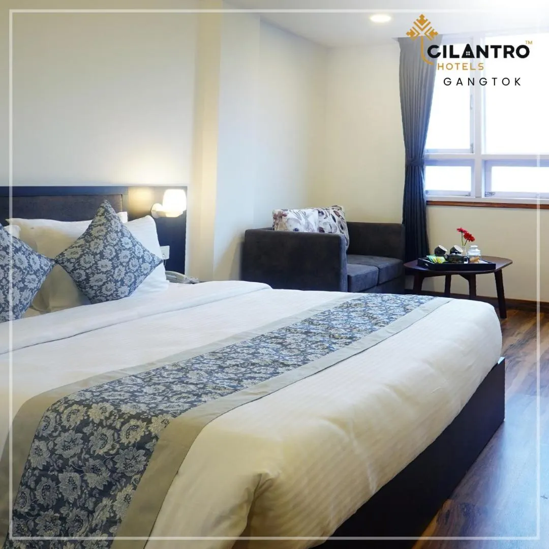 Bedroom in Cilantro Comfort