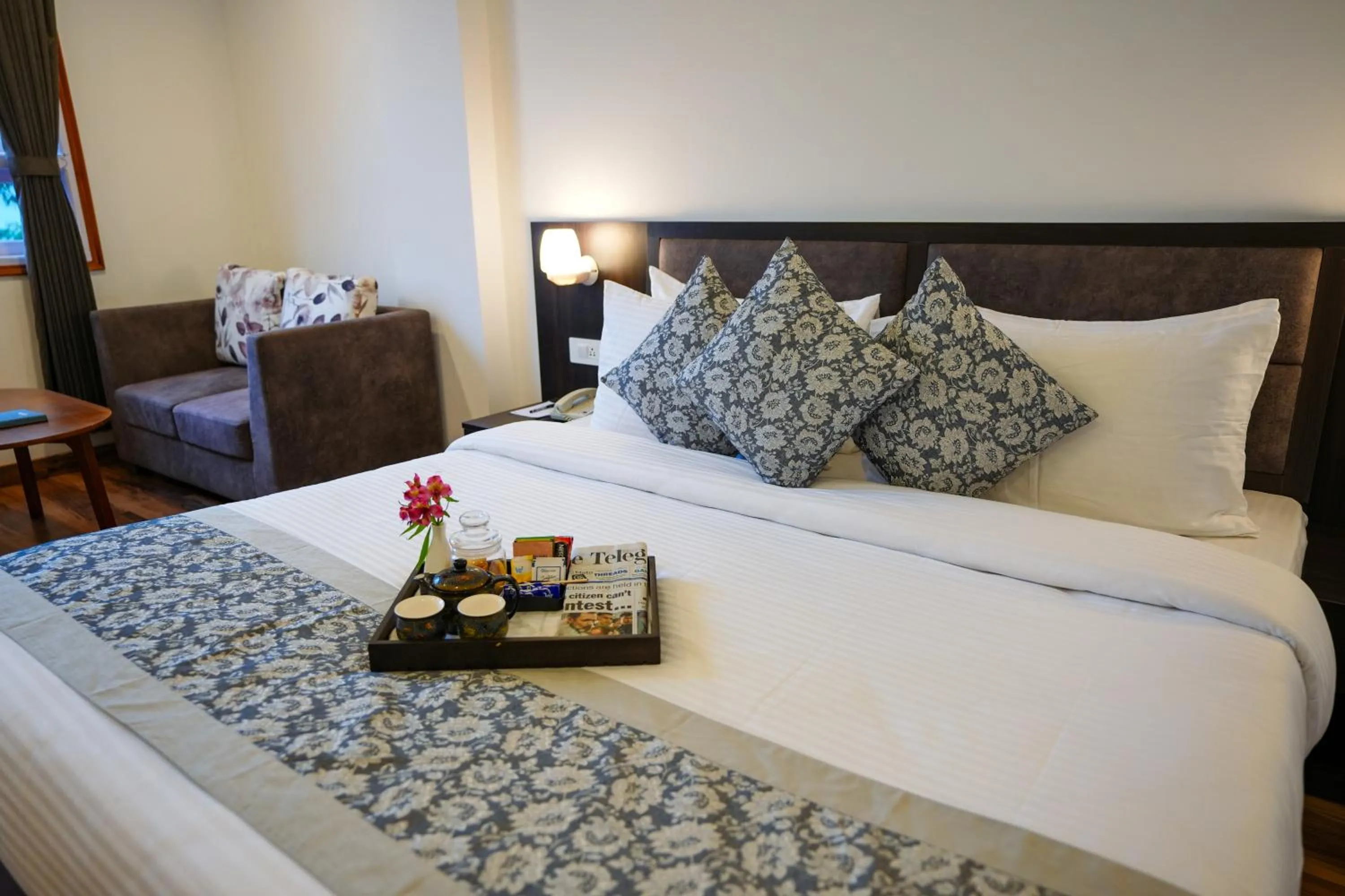 Bedroom in Cilantro Comfort