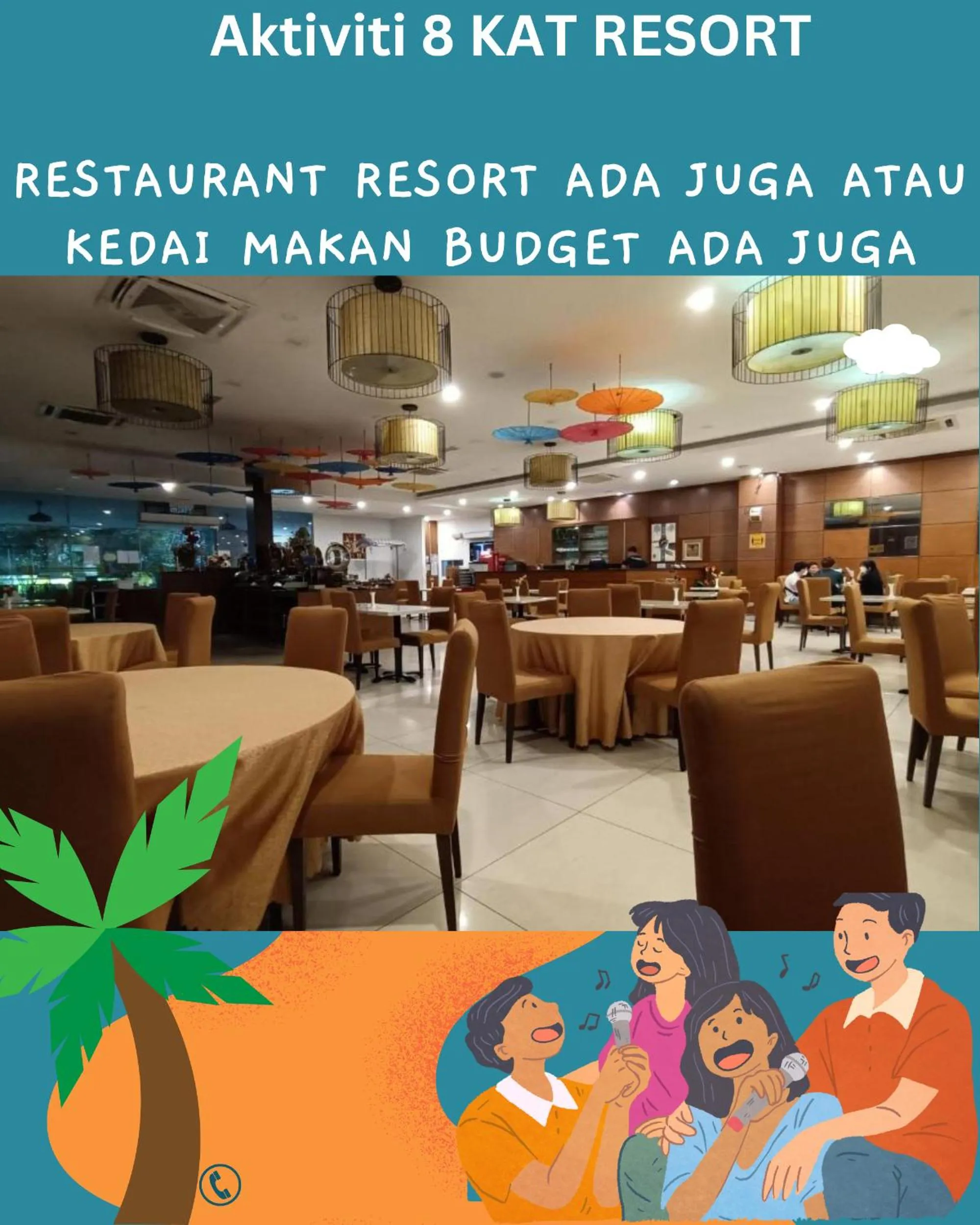 Restaurant/places to eat in BY LG Water Themepark Suites Melaka By GGM