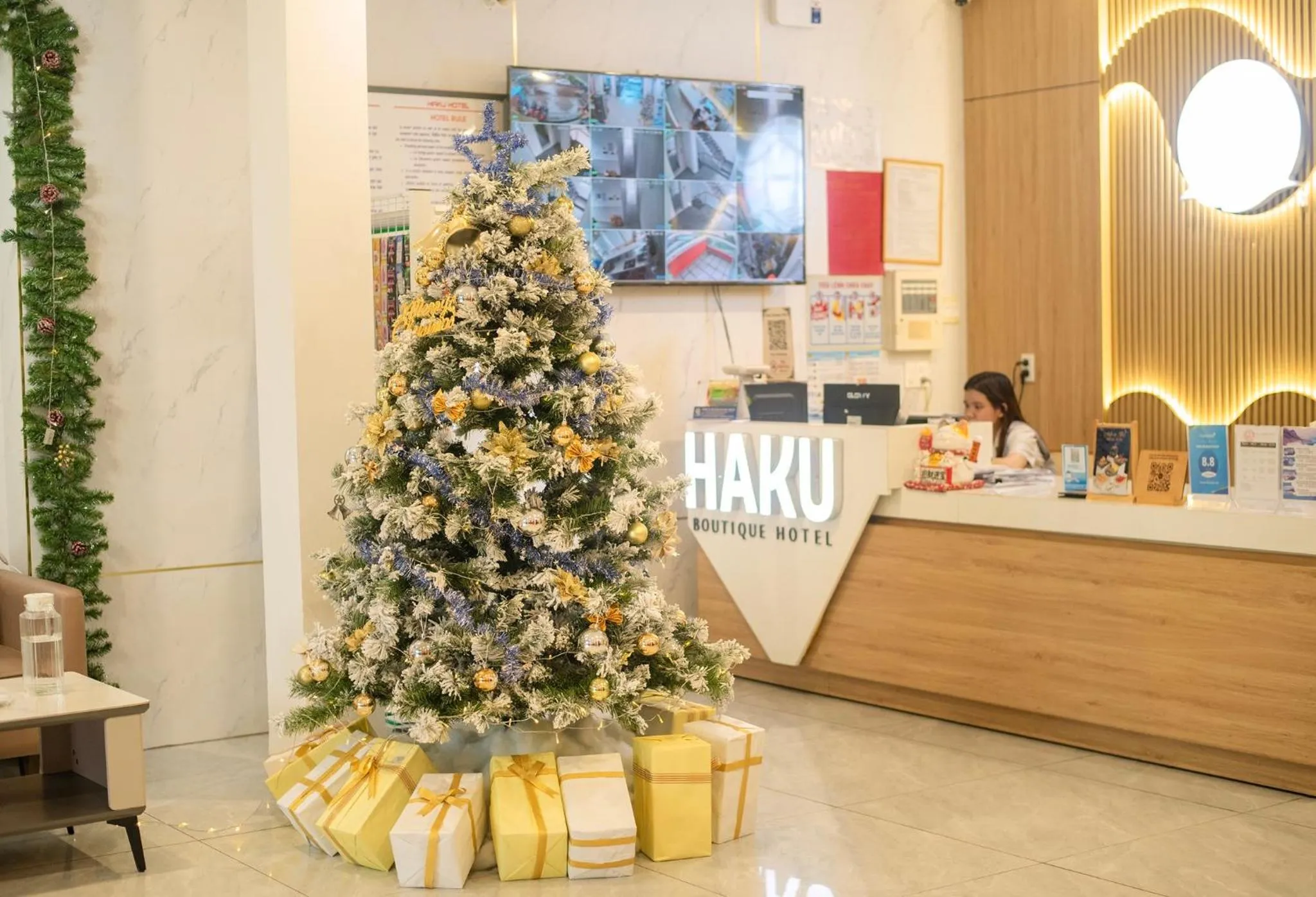 Lobby or reception in HAKU Boutique Hotel Quy Nhơn Kim Đồng - Xuân Diệu