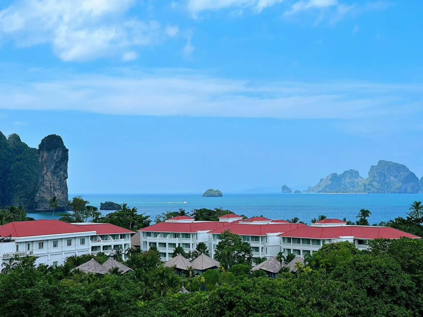 Natural landscape in Machorat Aonang Resort at Aonang Beach Krabi