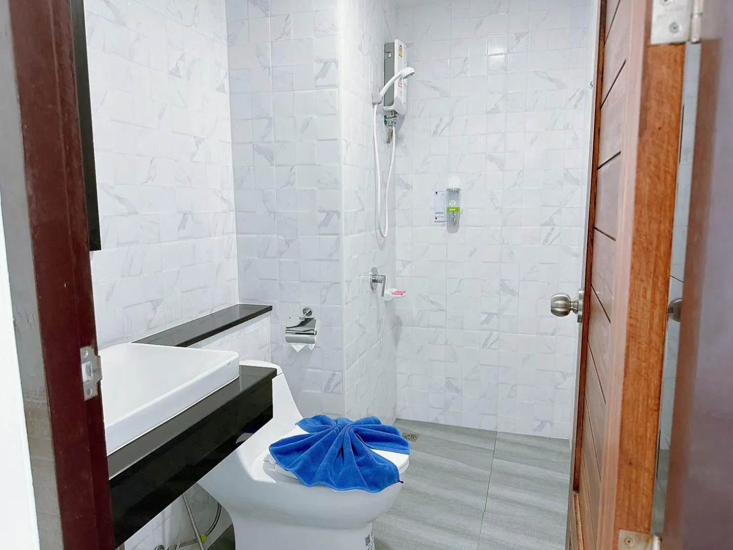 Shower in Machorat Aonang Resort at Aonang Beach Krabi