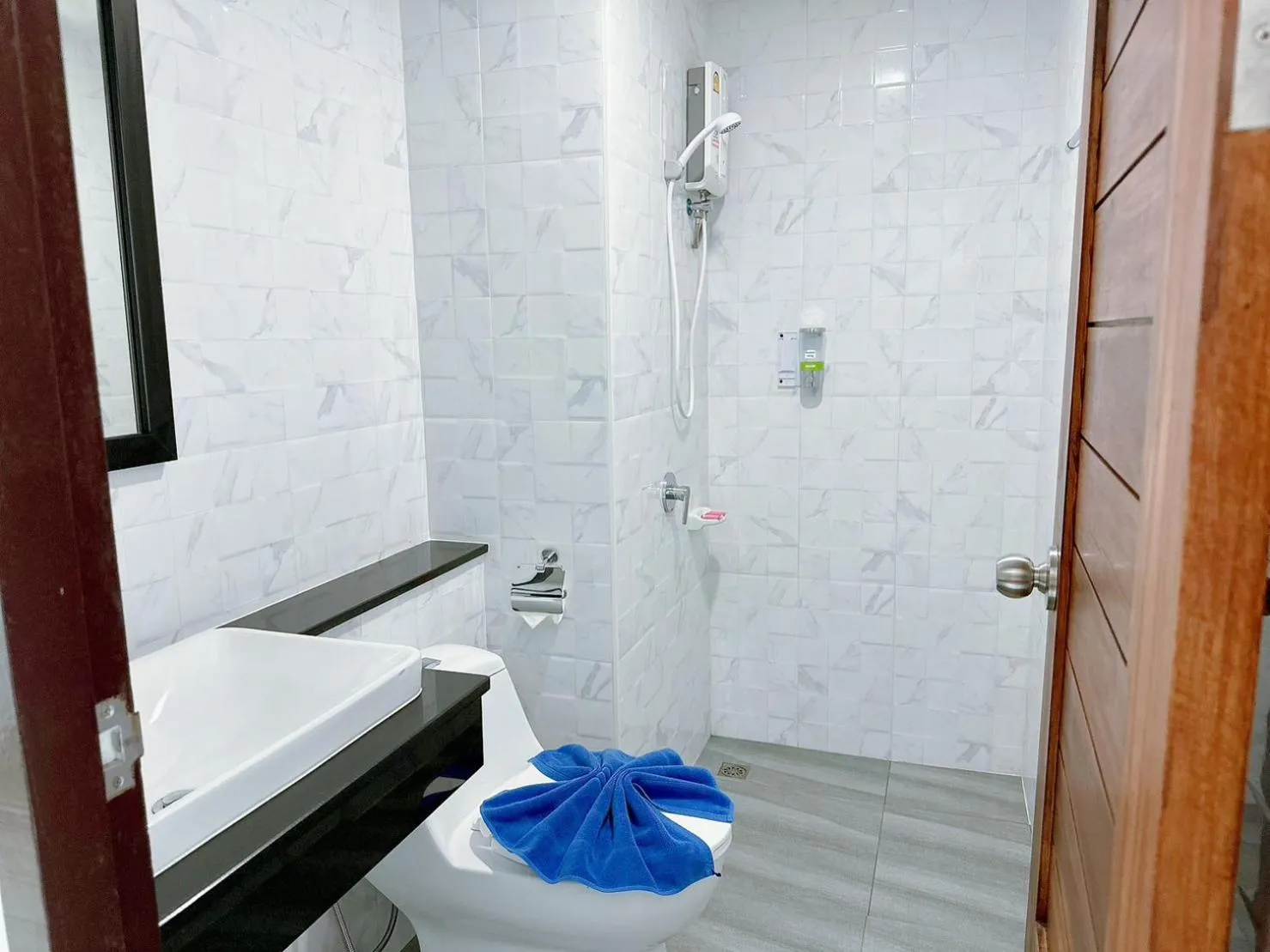 Shower in Machorat Aonang Resort at Aonang Beach Krabi