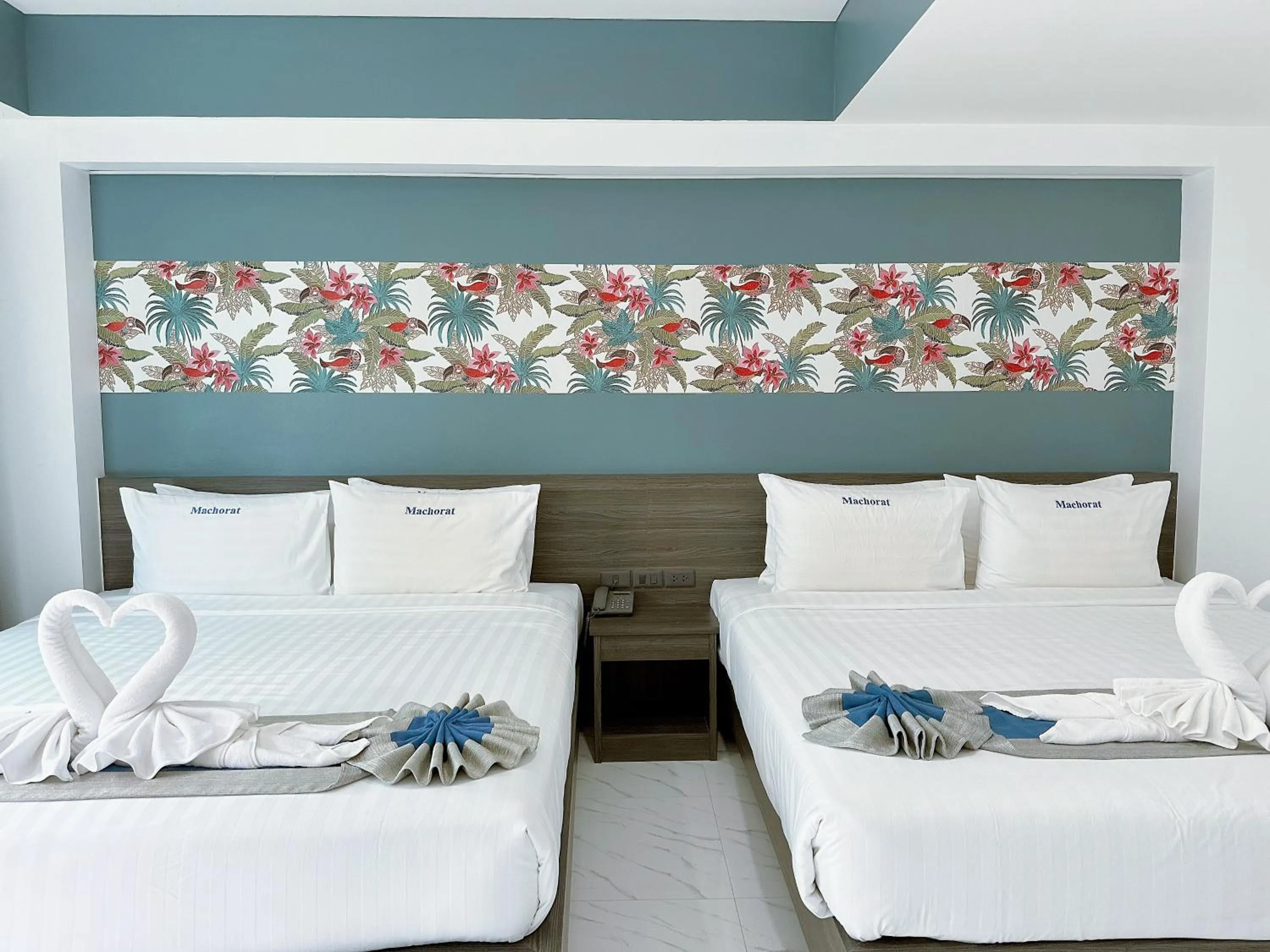 Bed in Machorat Aonang Resort at Aonang Beach Krabi