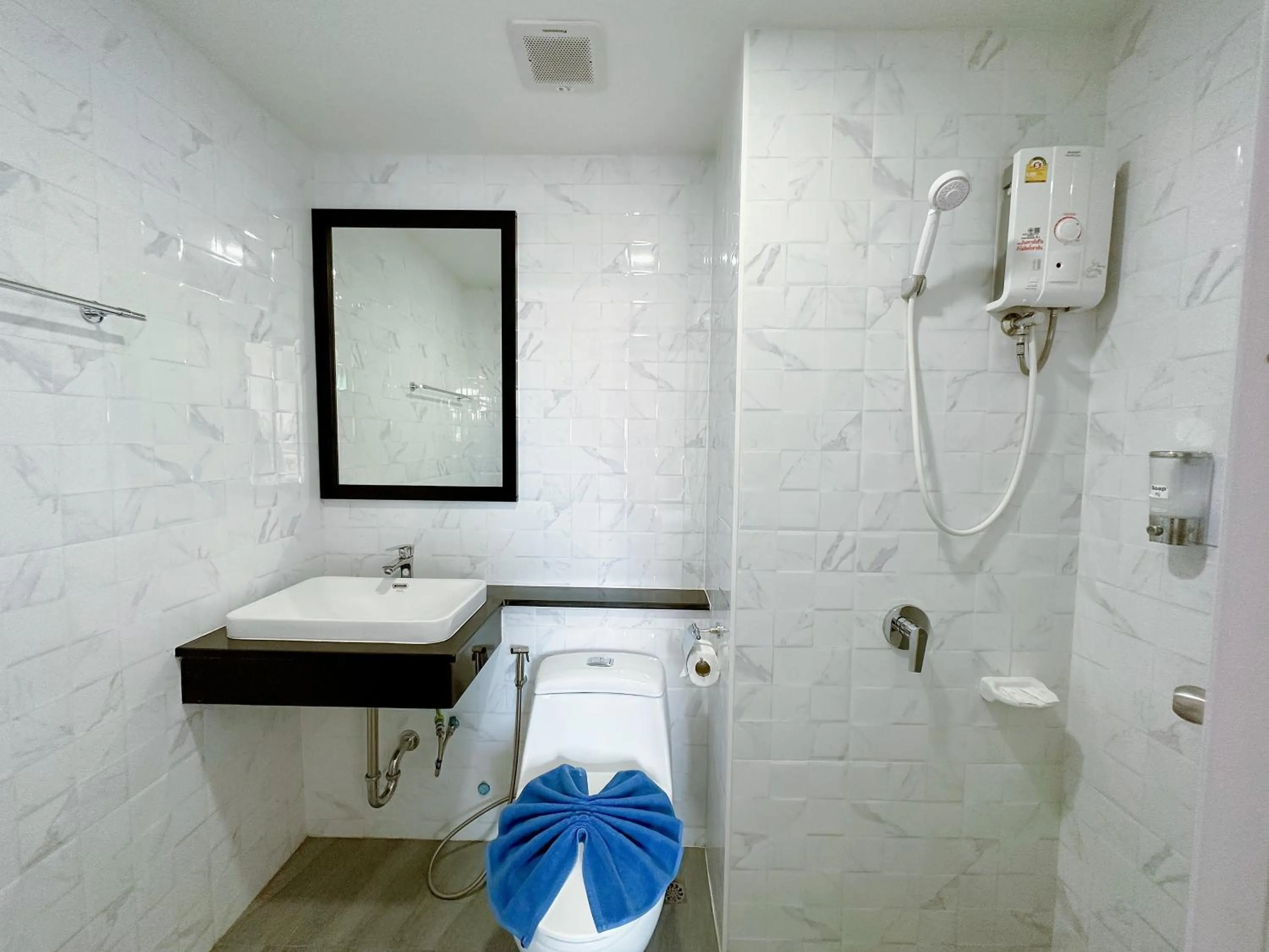 Shower in Machorat Aonang Resort at Aonang Beach Krabi