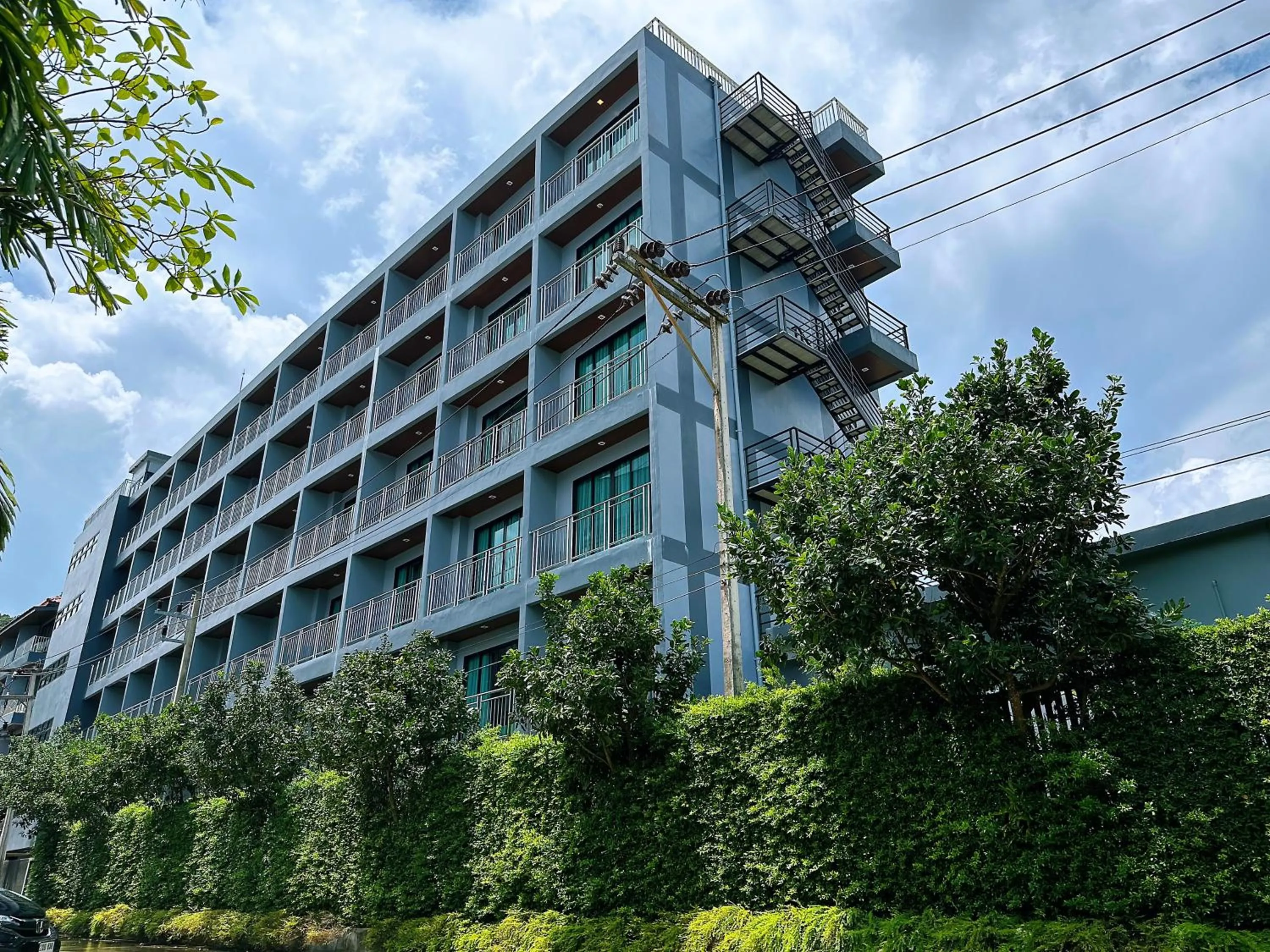 Garden view in Machorat Aonang Resort at Aonang Beach Krabi