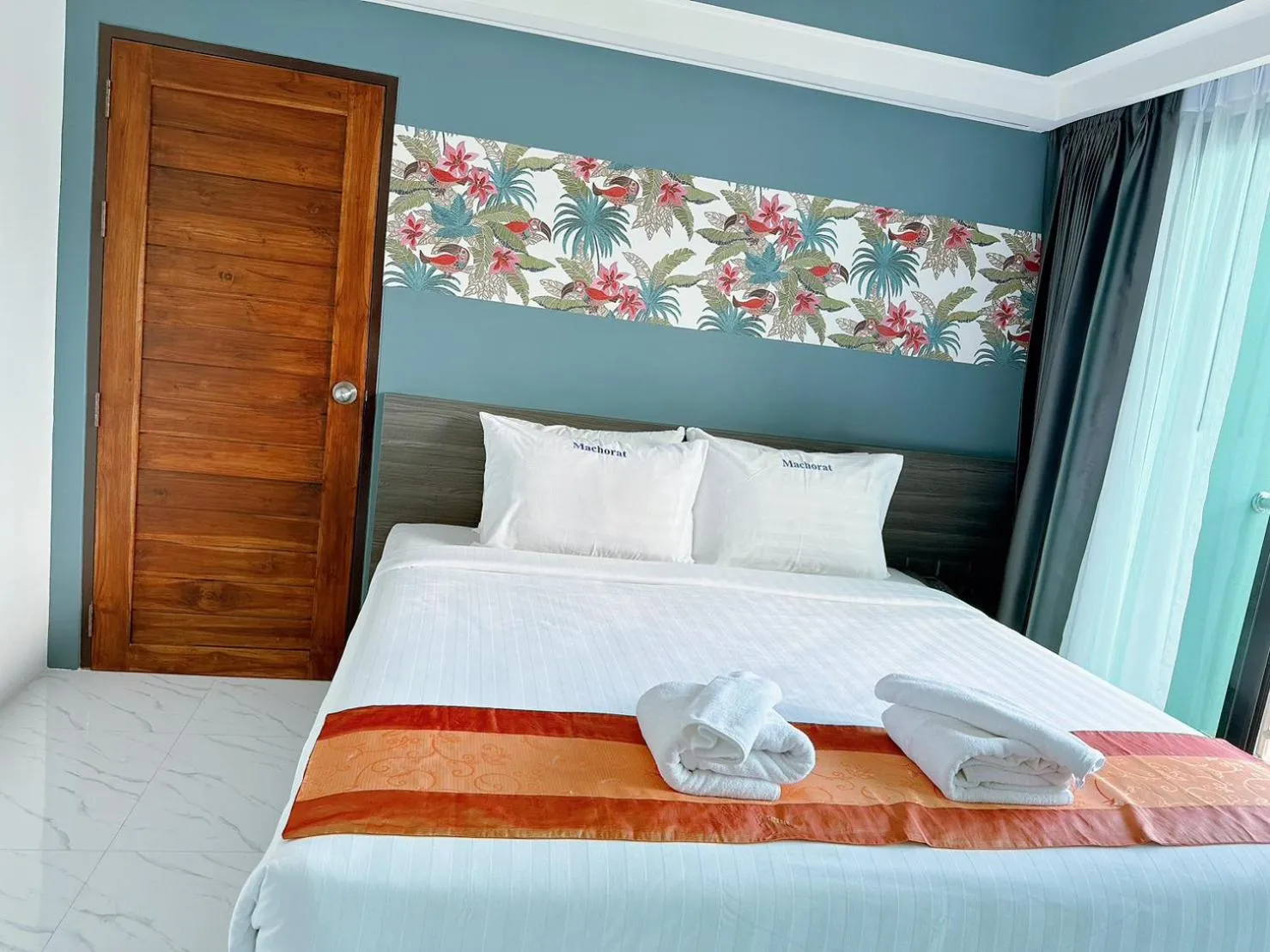 Bed in Machorat Aonang Resort at Aonang Beach Krabi