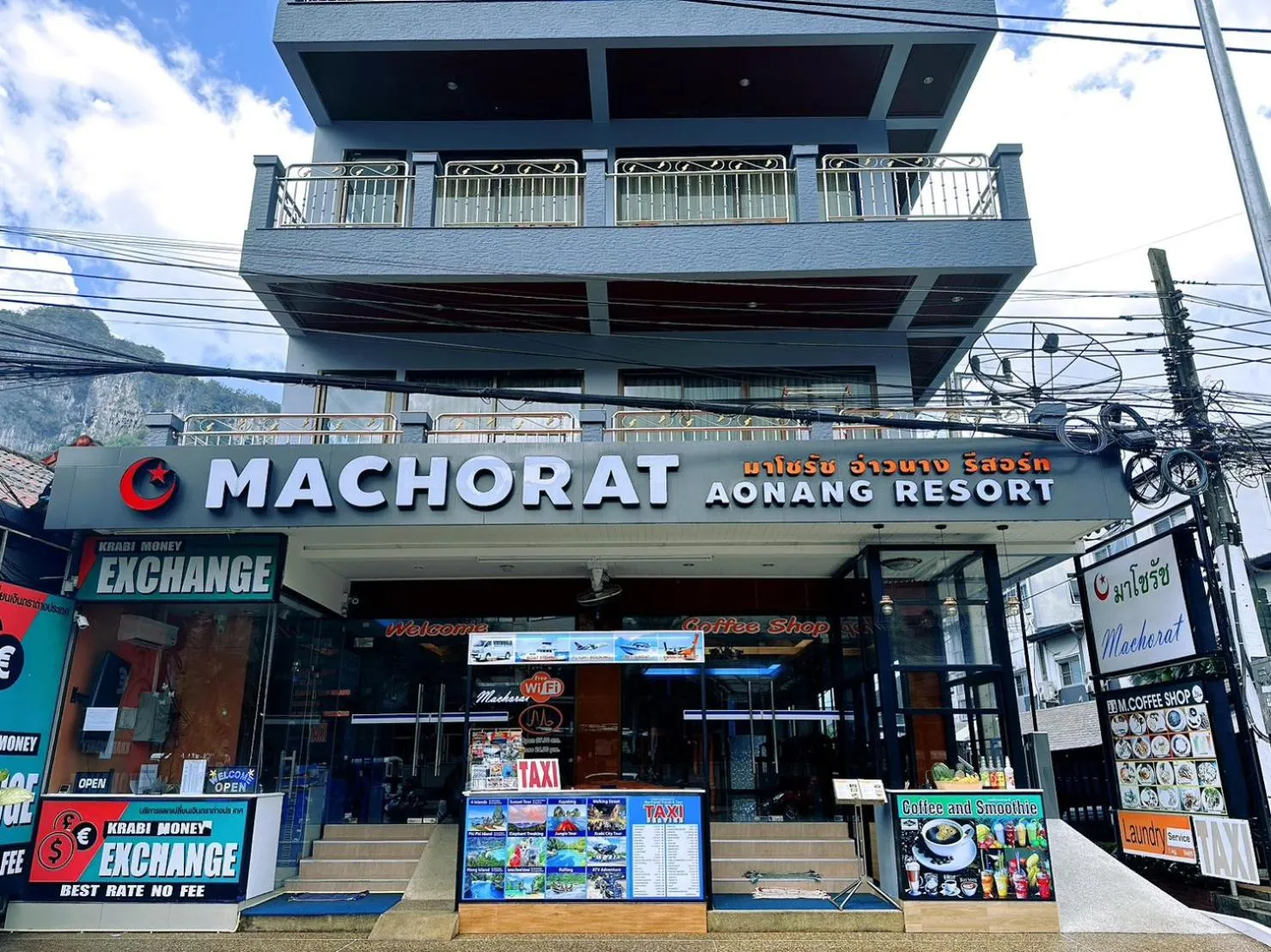 Property building in Machorat Aonang Resort at Aonang Beach Krabi