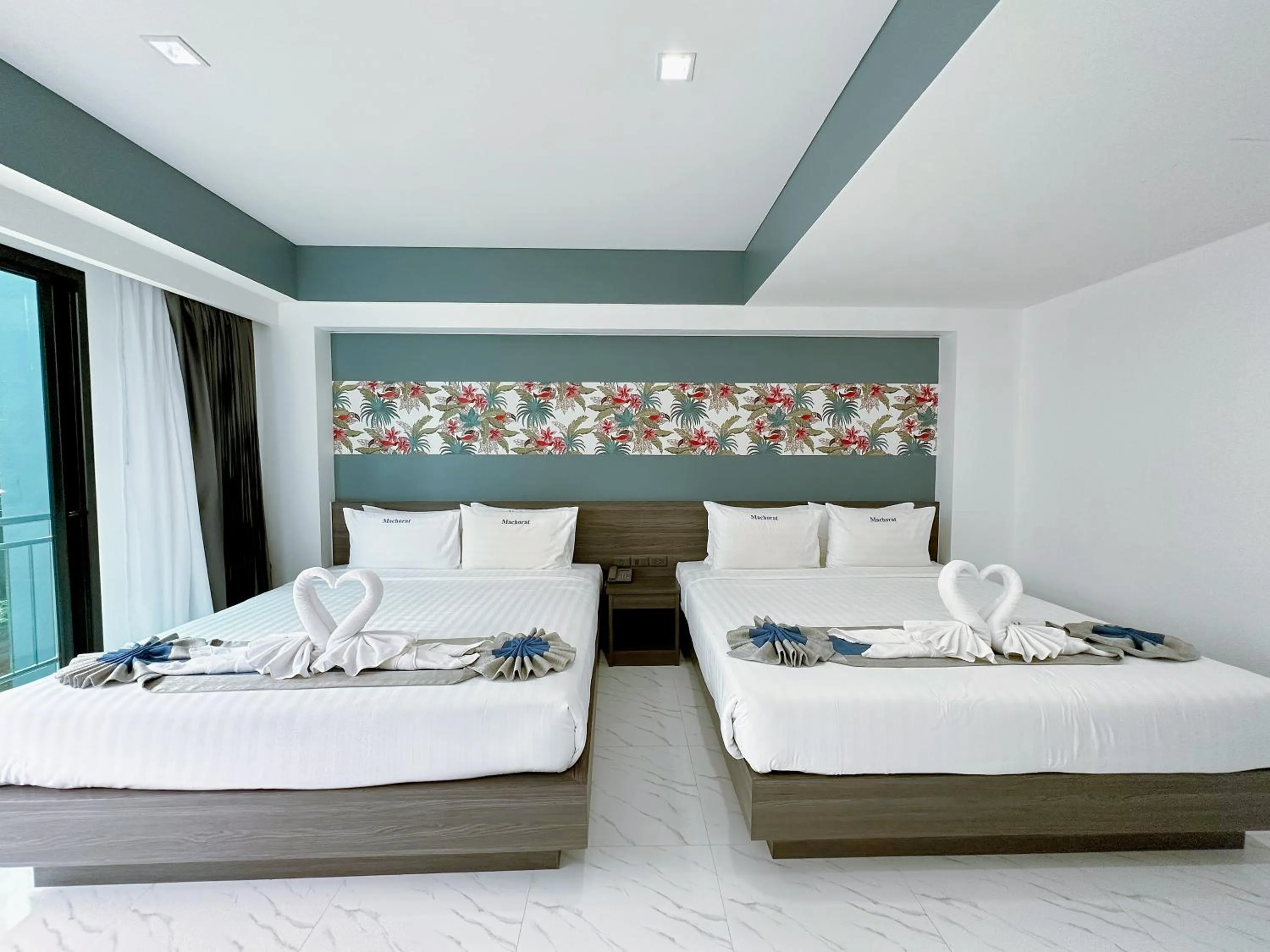 Bed in Machorat Aonang Resort at Aonang Beach Krabi