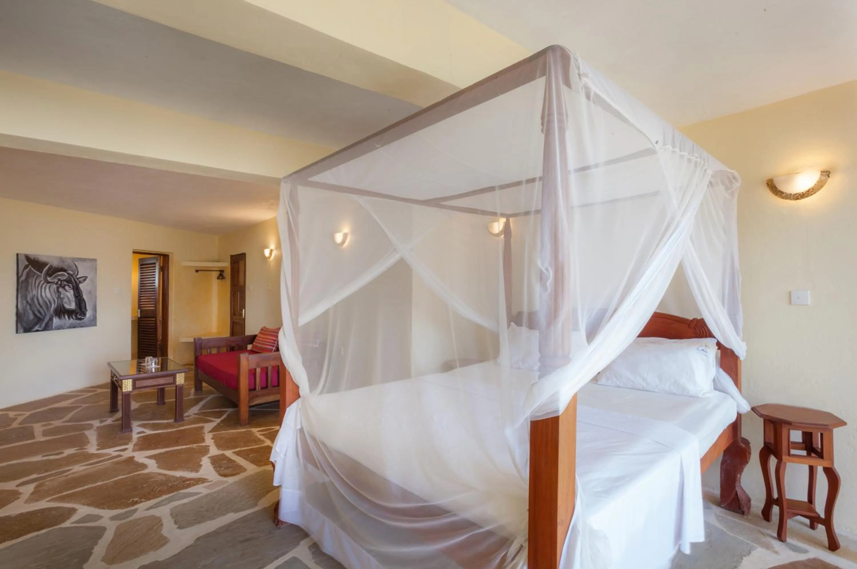 Photo of the whole room, Bed in Blue Marlin Beach Hotel