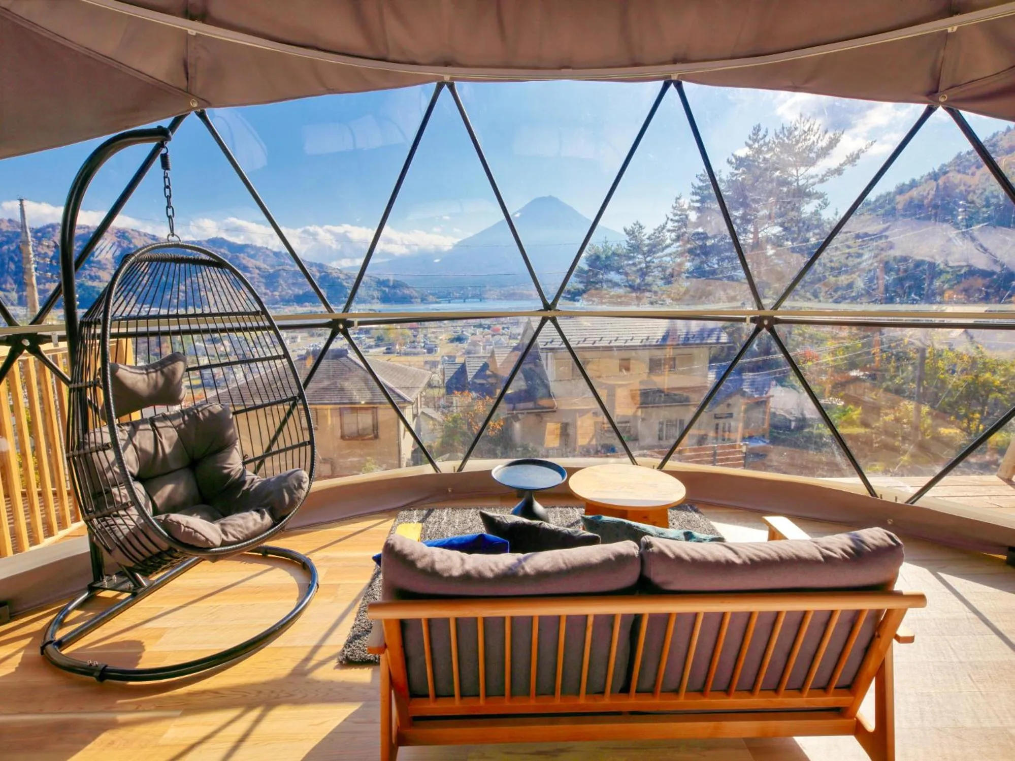 Photo of the whole room in Mt.Fujiグランピングテラス　嶺乃華