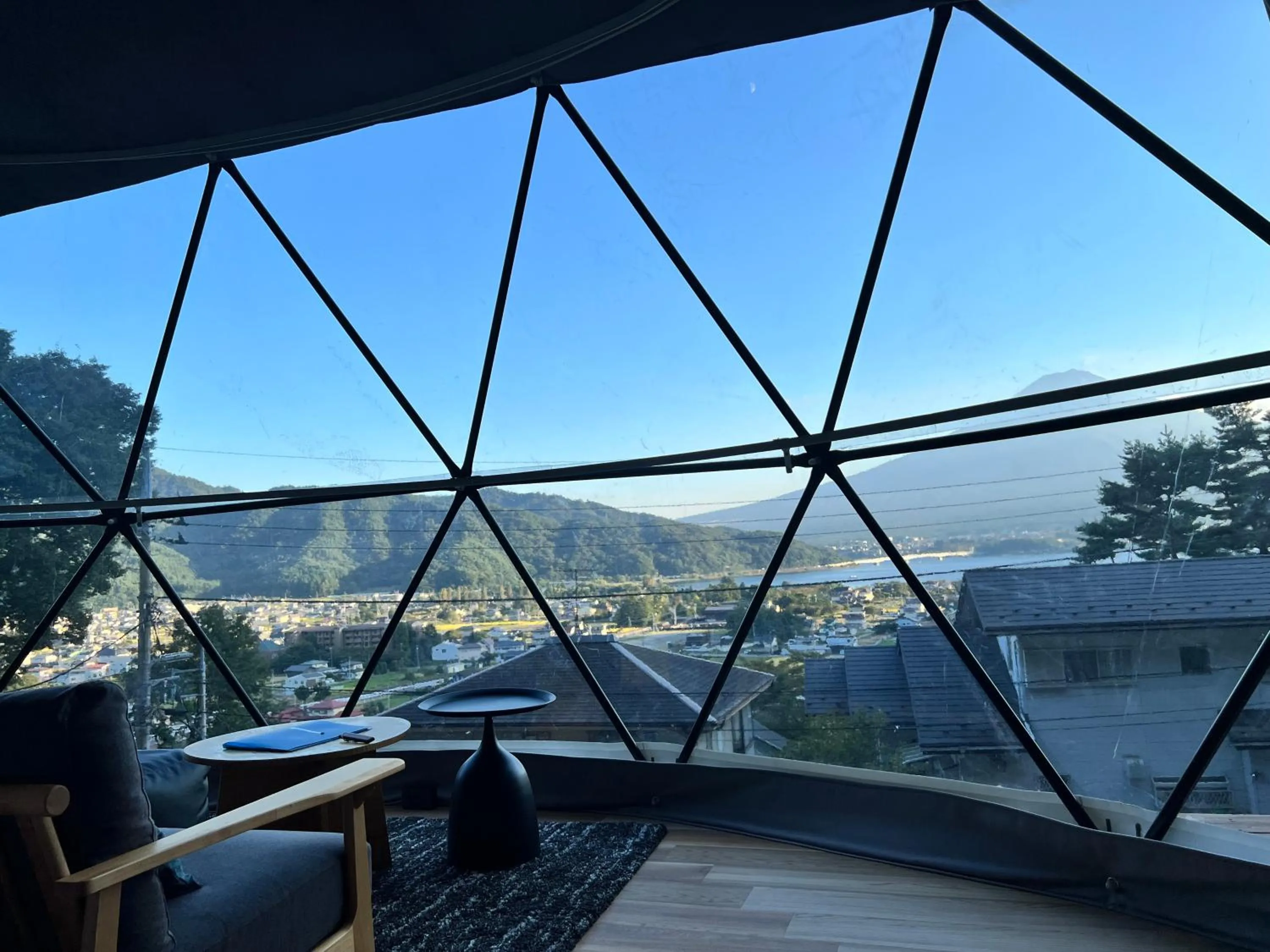 View (from property/room) in Mt.Fujiグランピングテラス　嶺乃華