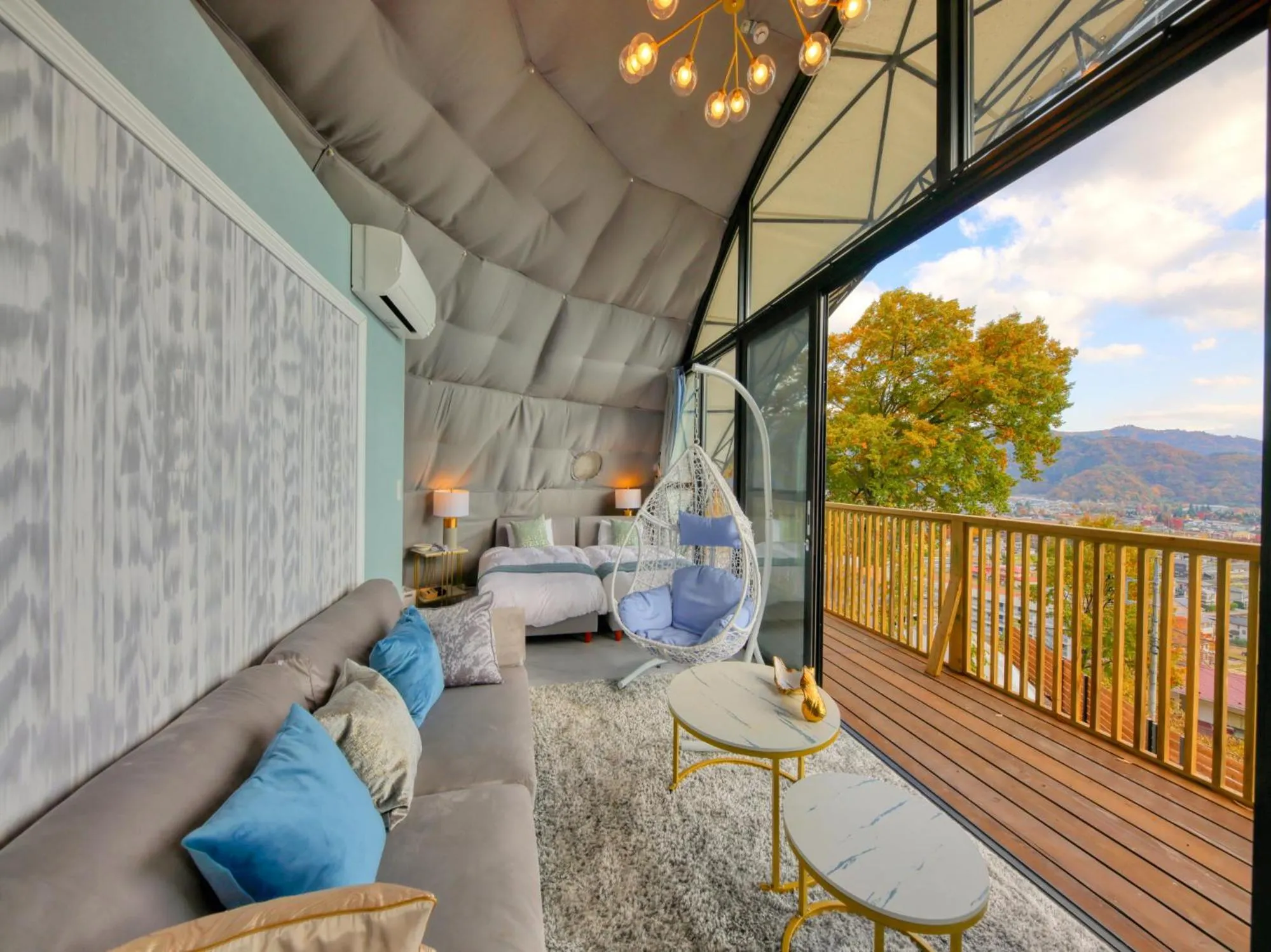 Photo of the whole room in Mt.Fujiグランピングテラス　嶺乃華