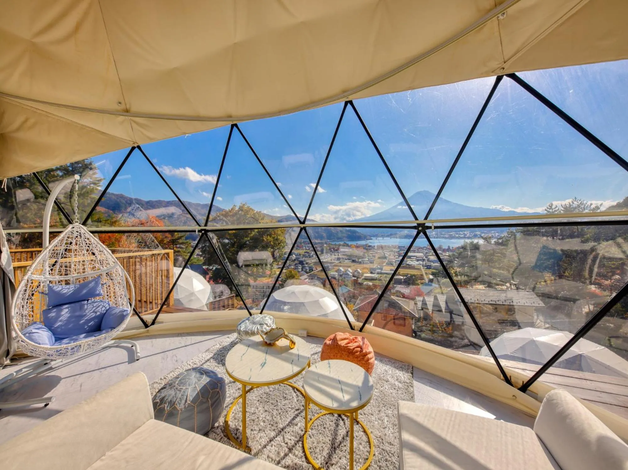 Photo of the whole room in Mt.Fujiグランピングテラス　嶺乃華