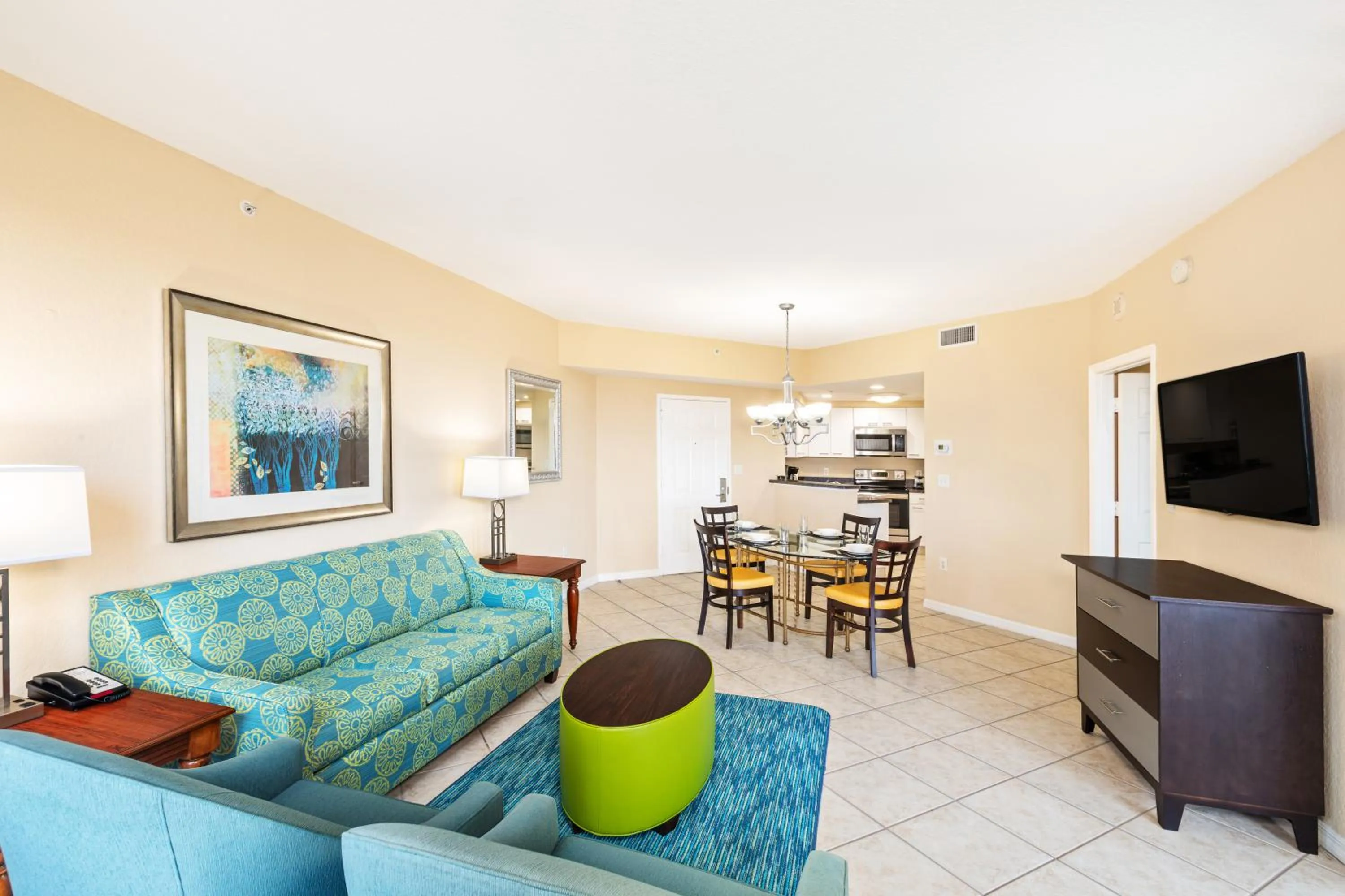 Living room in Vacation Village at Weston, Fort Lauderdale