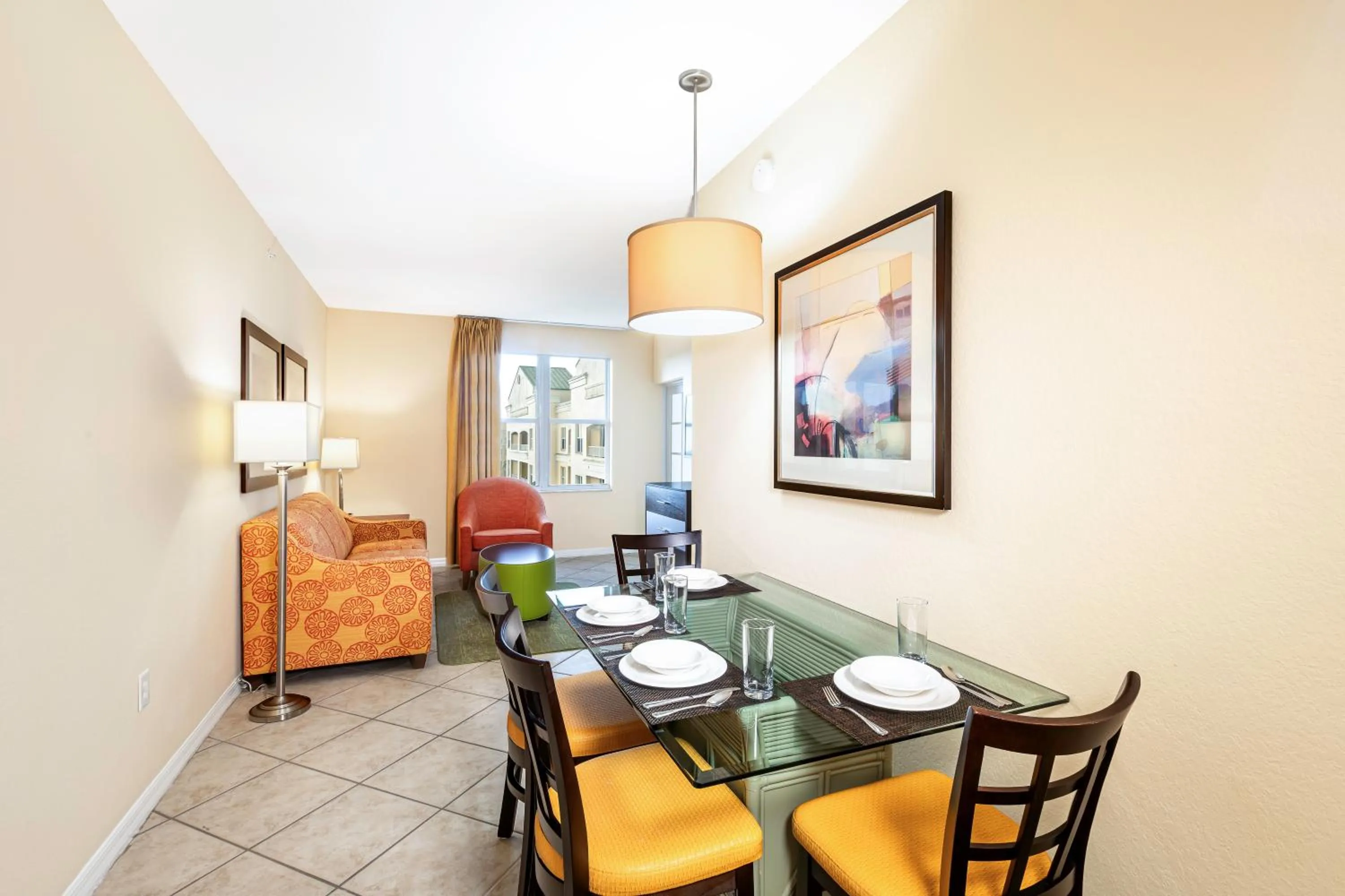 Living room in Vacation Village at Weston, Fort Lauderdale