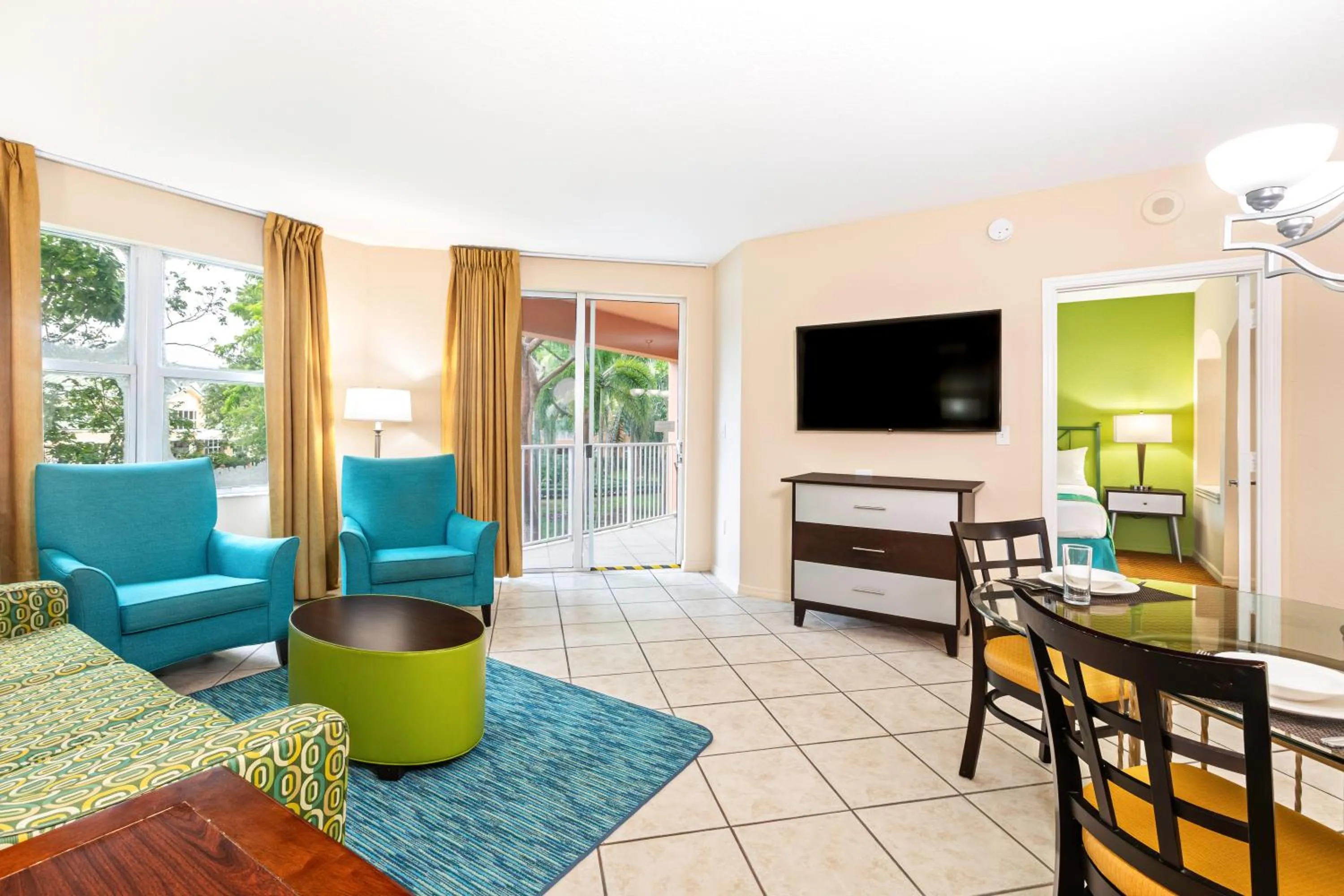 Living room in Vacation Village at Weston, Fort Lauderdale