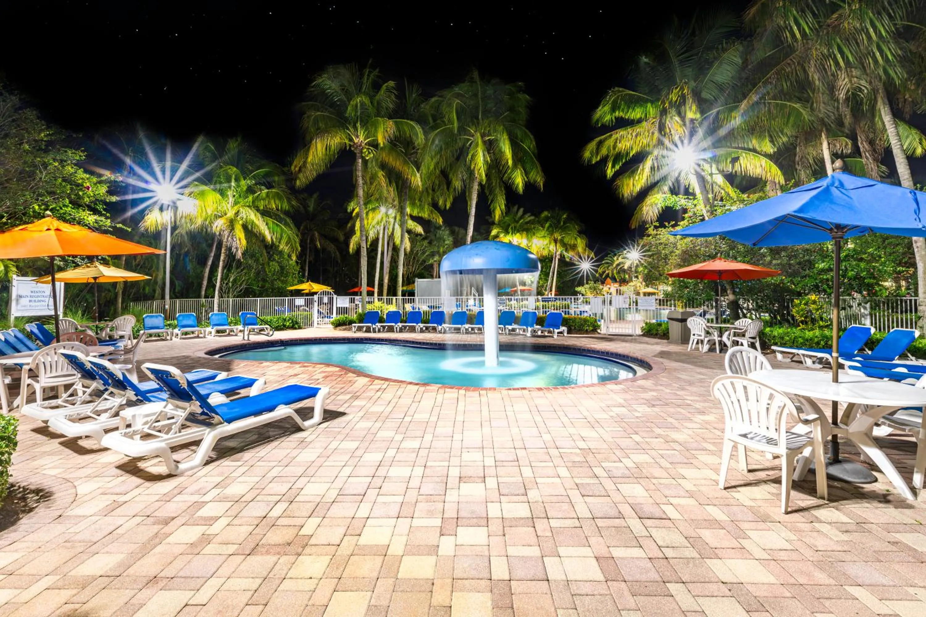 Night in Vacation Village at Weston, Fort Lauderdale