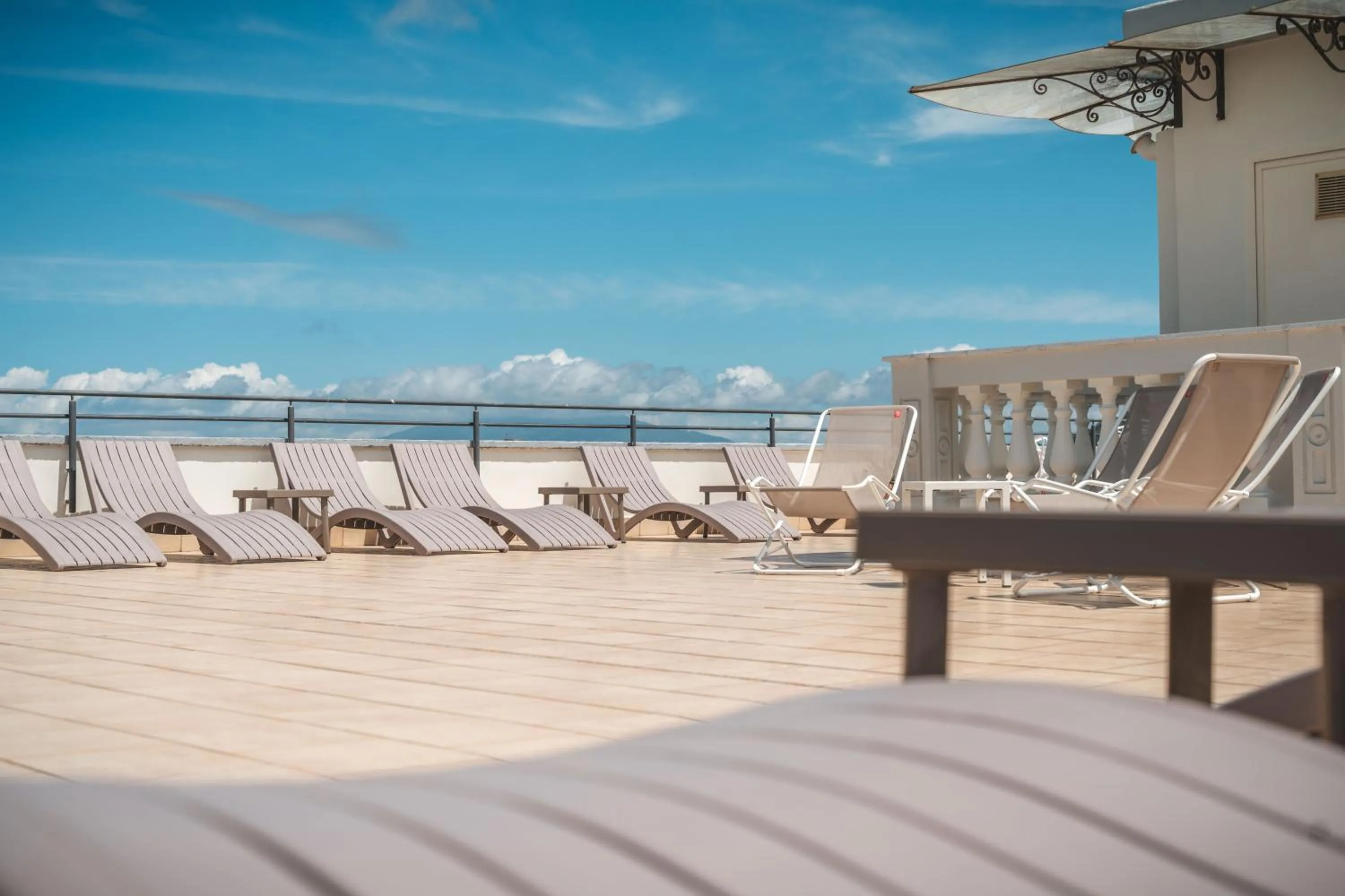 Patio in Hotel La Pergola