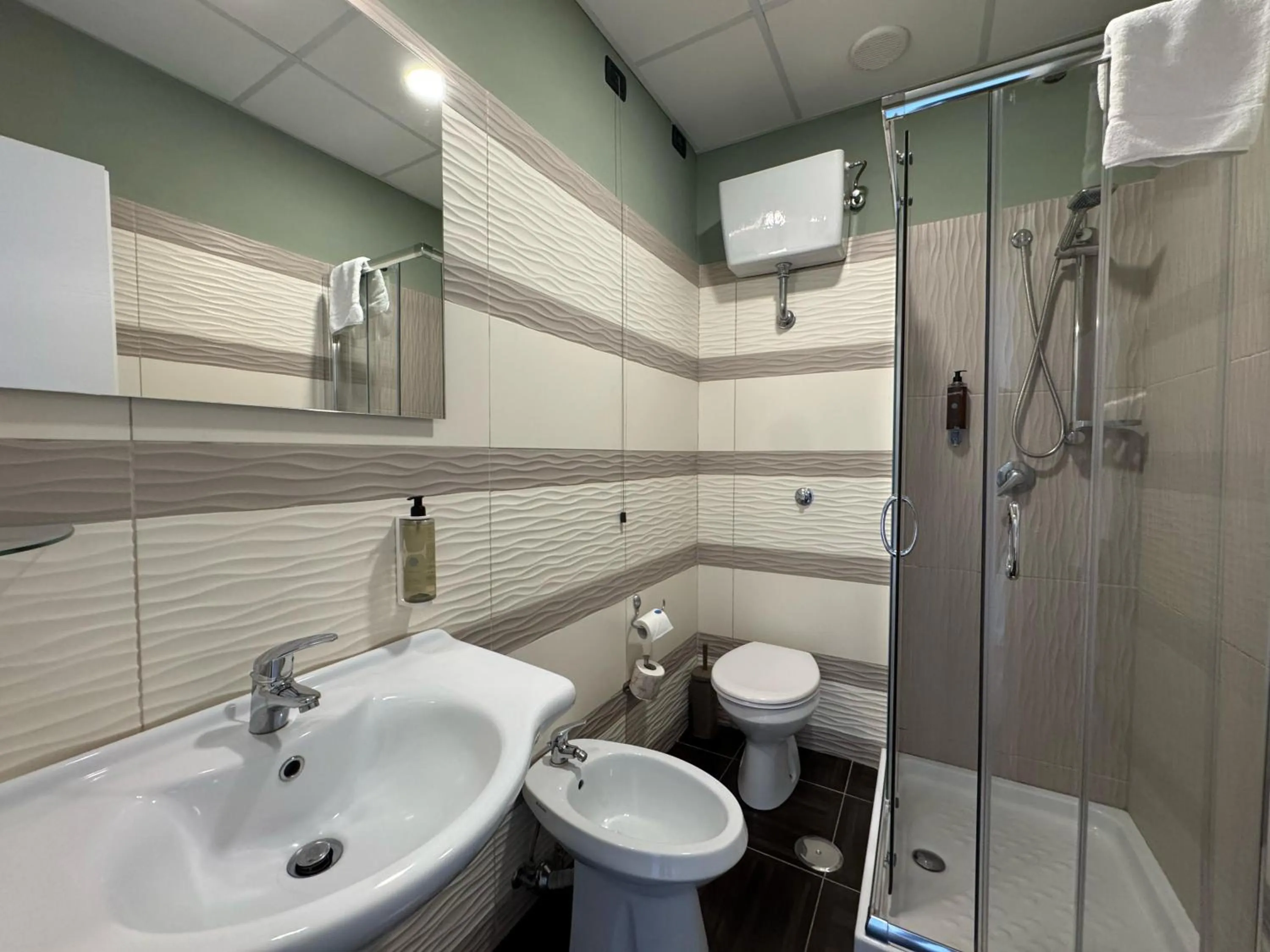 Bathroom in Hotel La Pergola