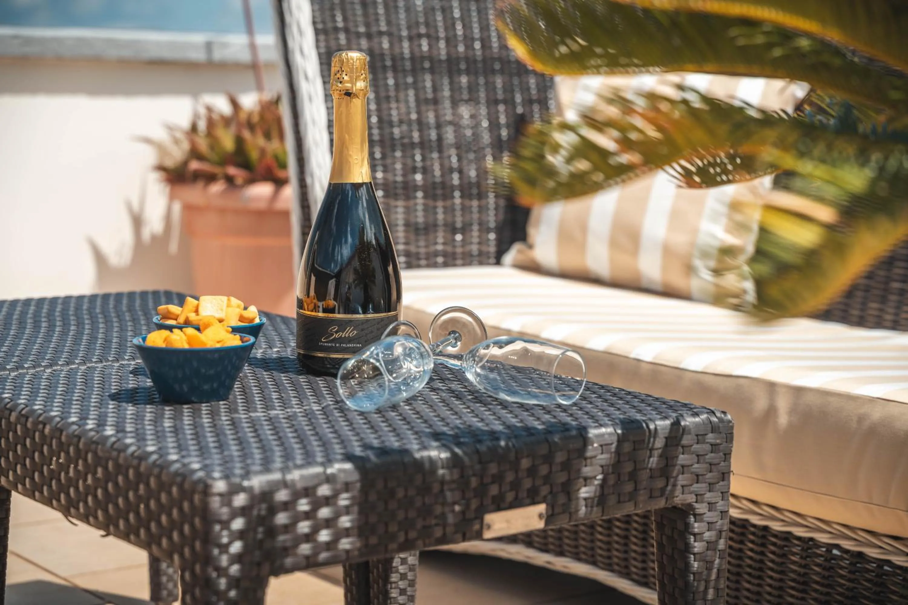 Food and drinks in Hotel La Pergola