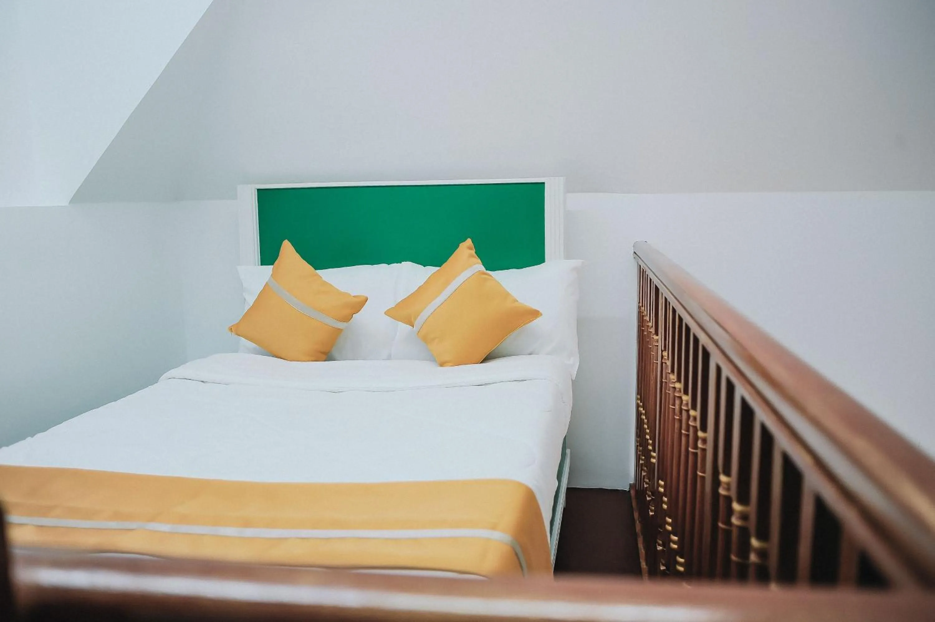 Bed in Villa Excellance Beach and Wave Pool Resort