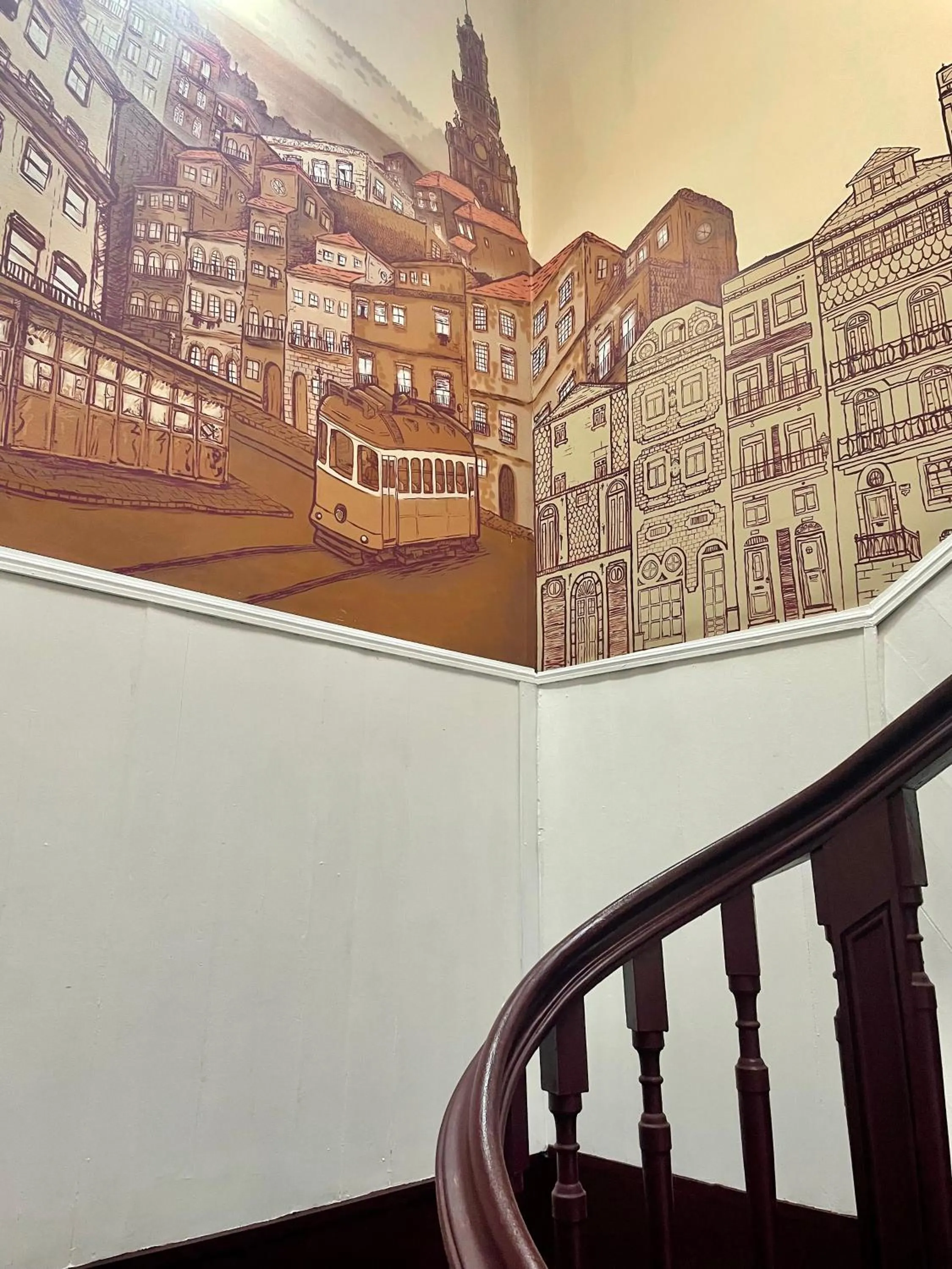 Decorative detail in Invictus Hostel