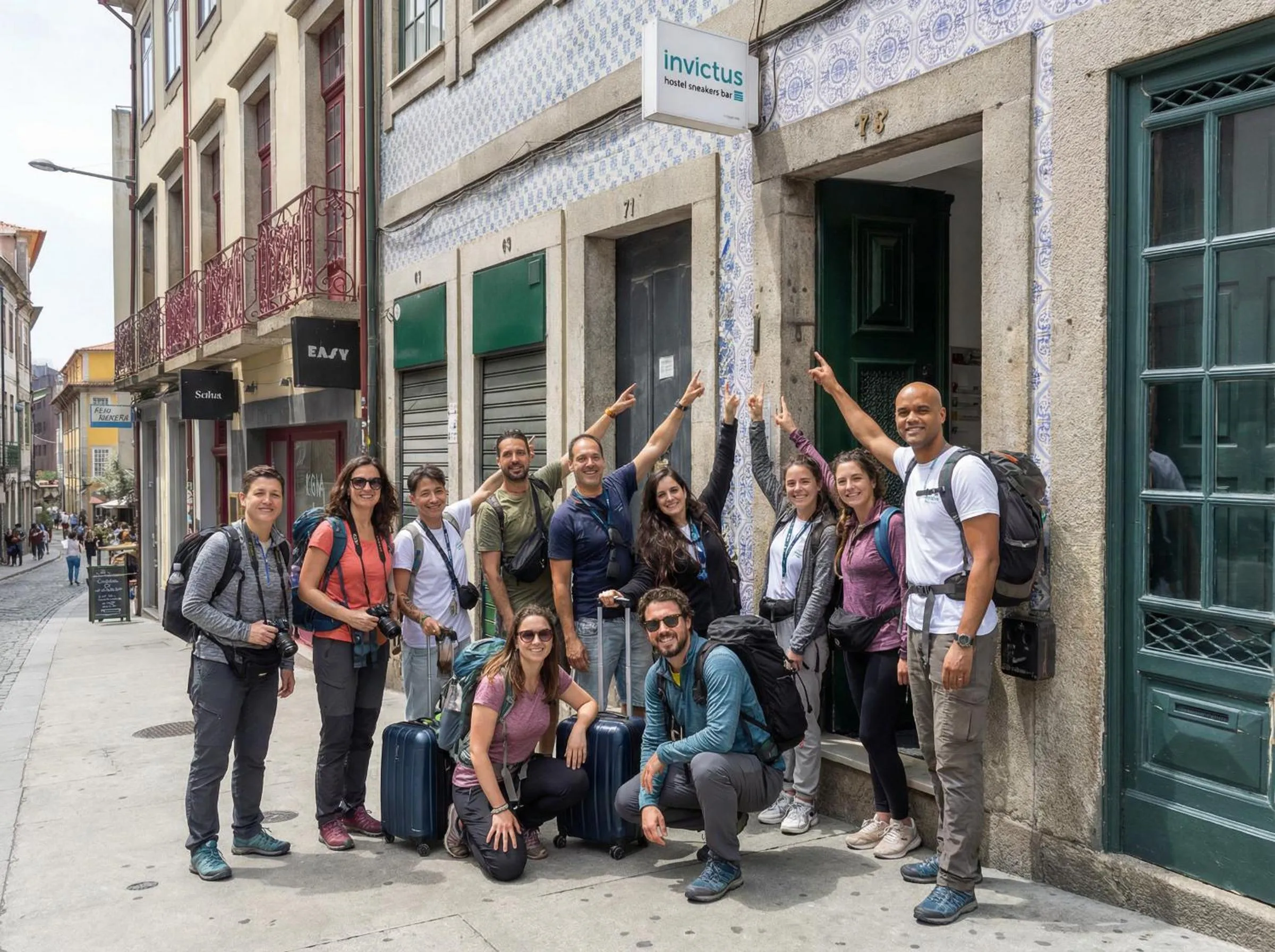 Property building in Invictus Hostel