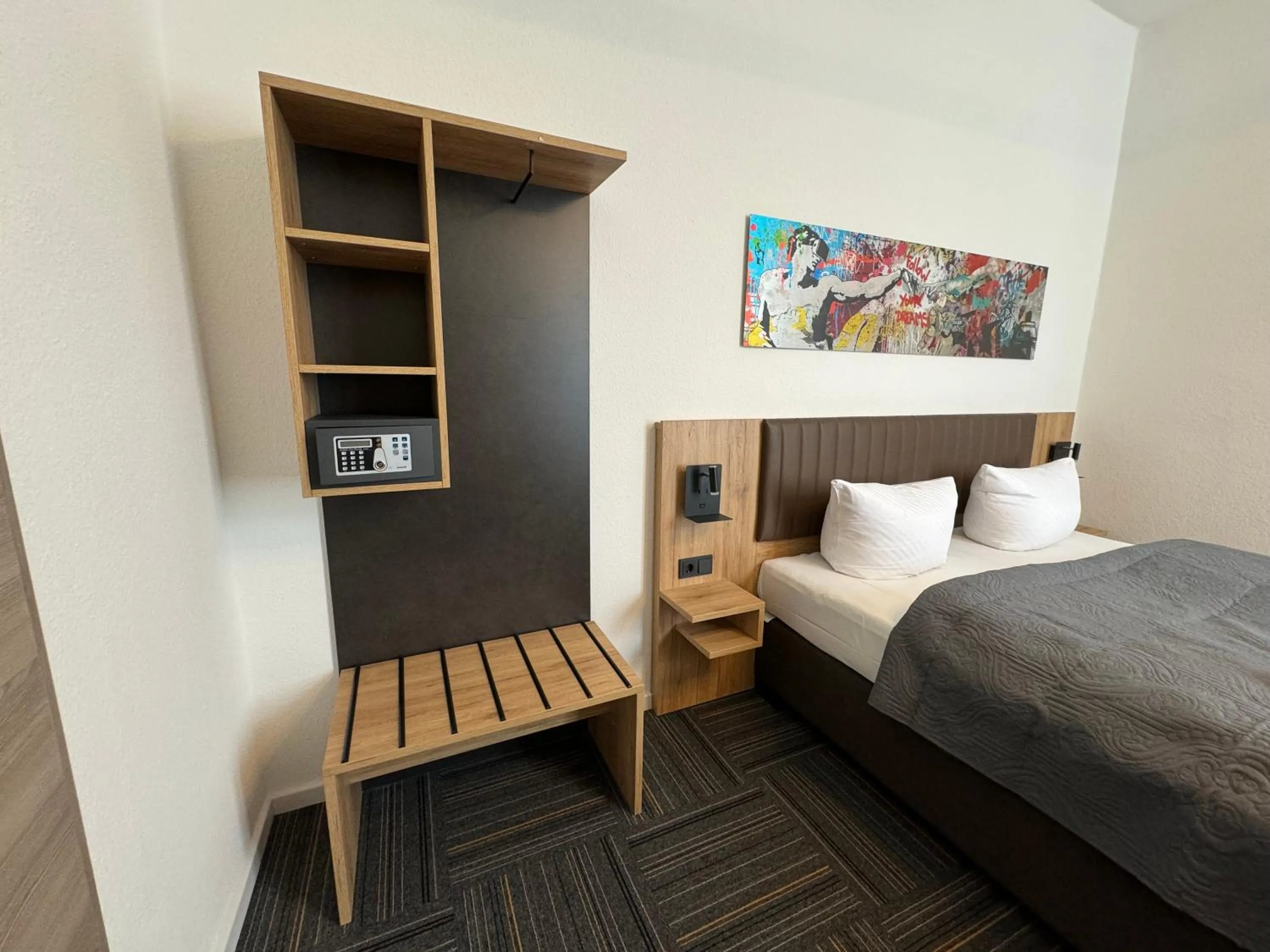 Bed in Hotel Bregenz