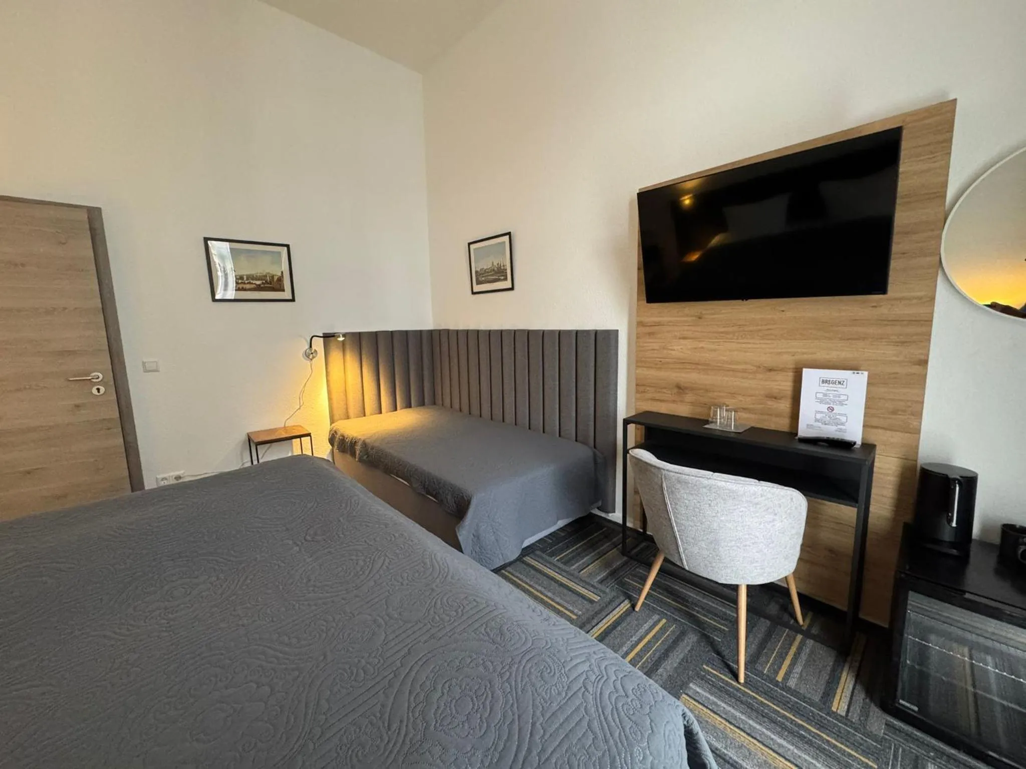 Bed in Hotel Bregenz