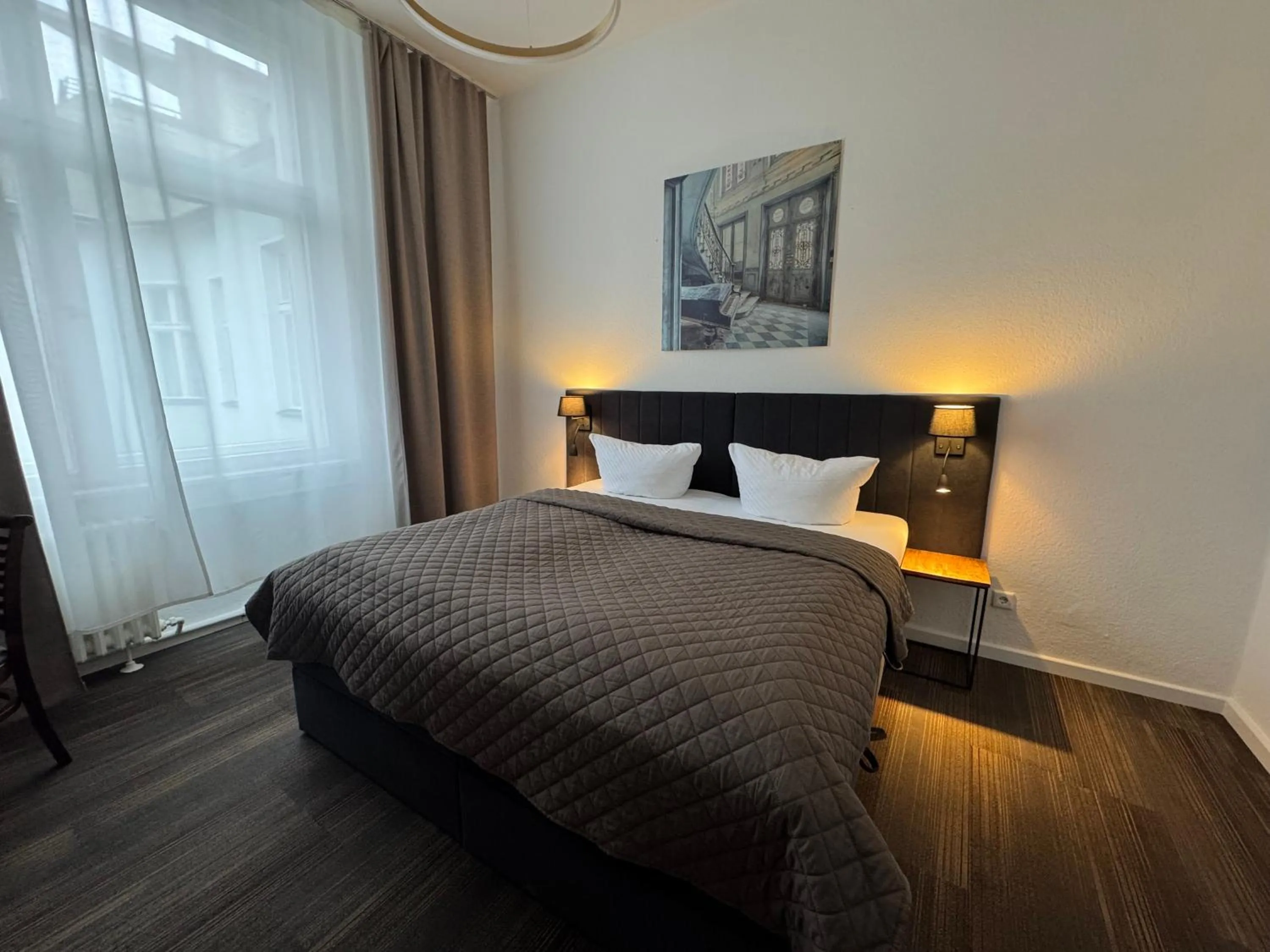 Bed in Hotel Bregenz