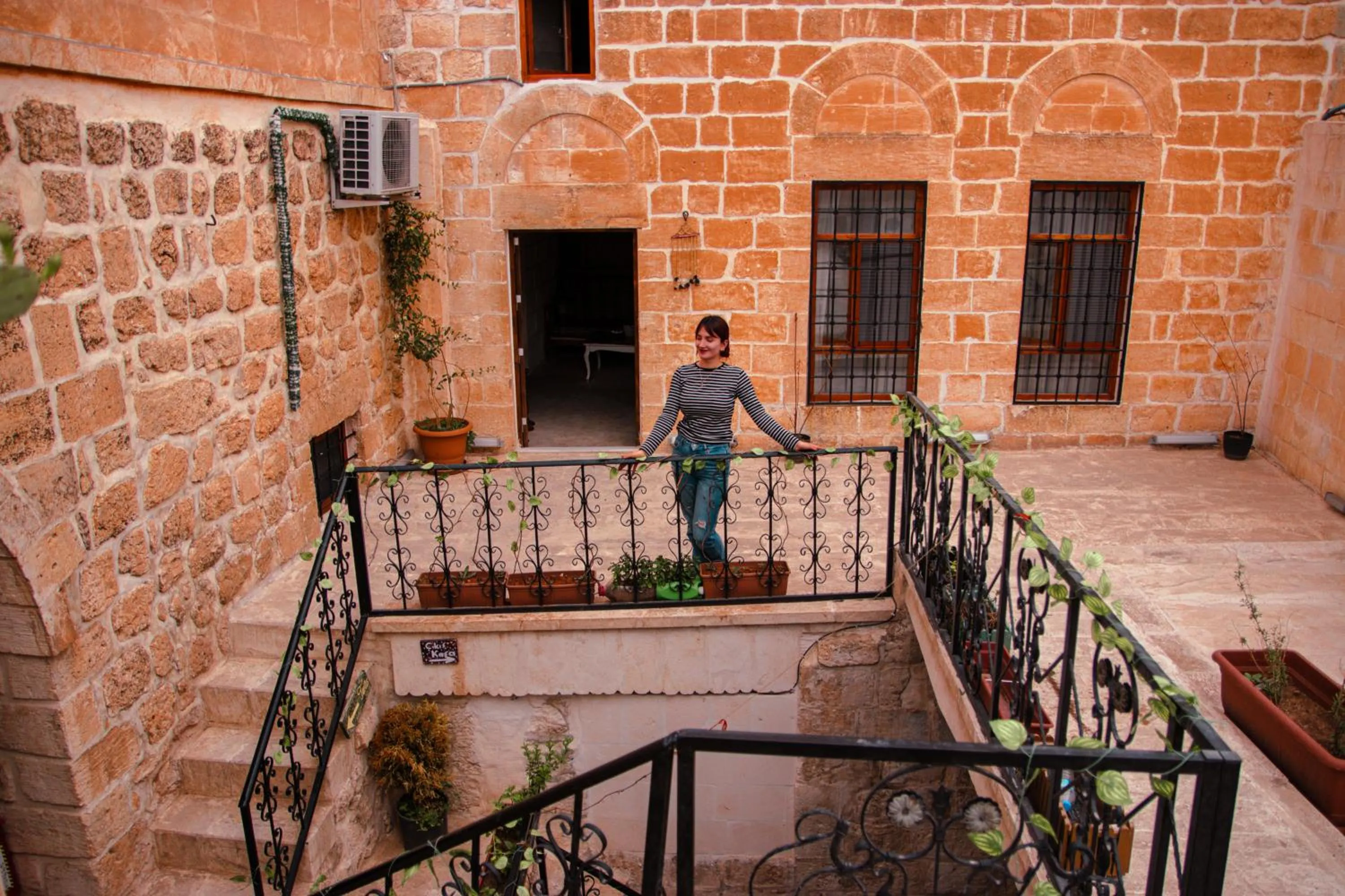 Balcony/Terrace in Mons Masius Hotel Teras