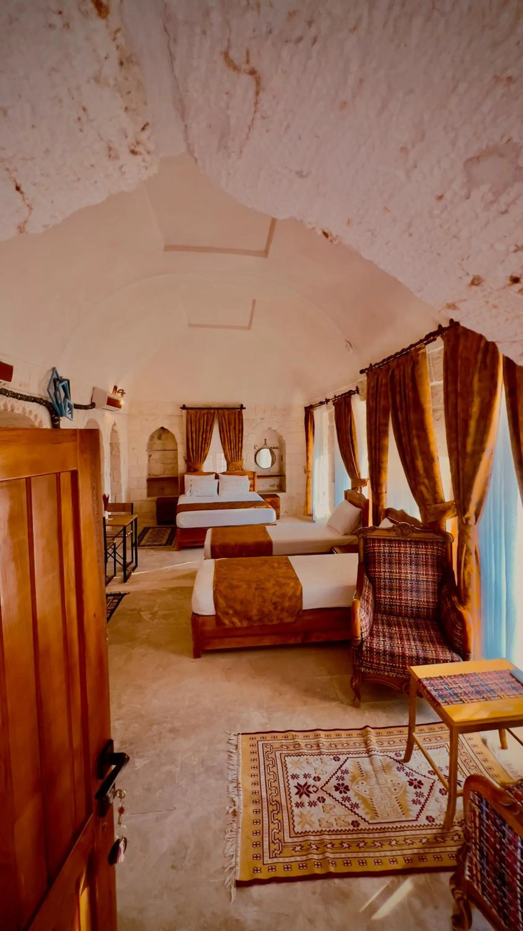 Bed in Mons Masius Hotel Teras