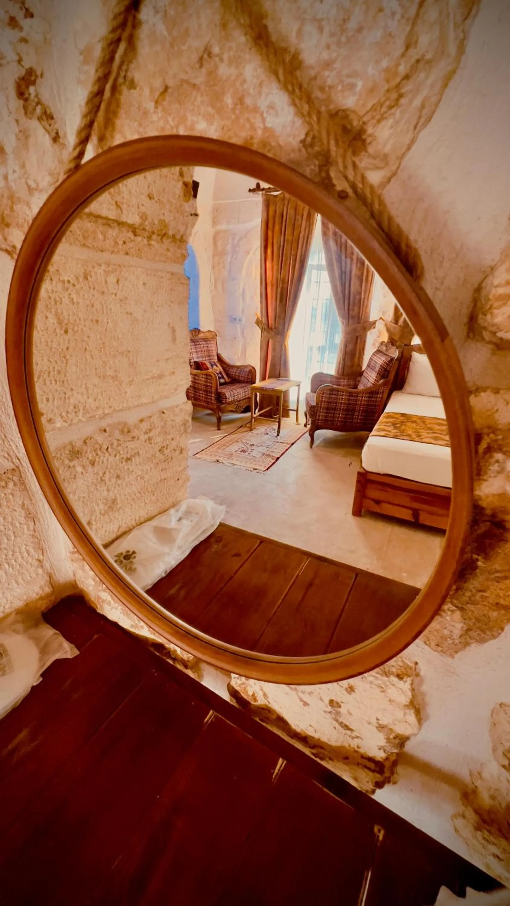 Photo of the whole room, Bed in Mons Masius Hotel Teras