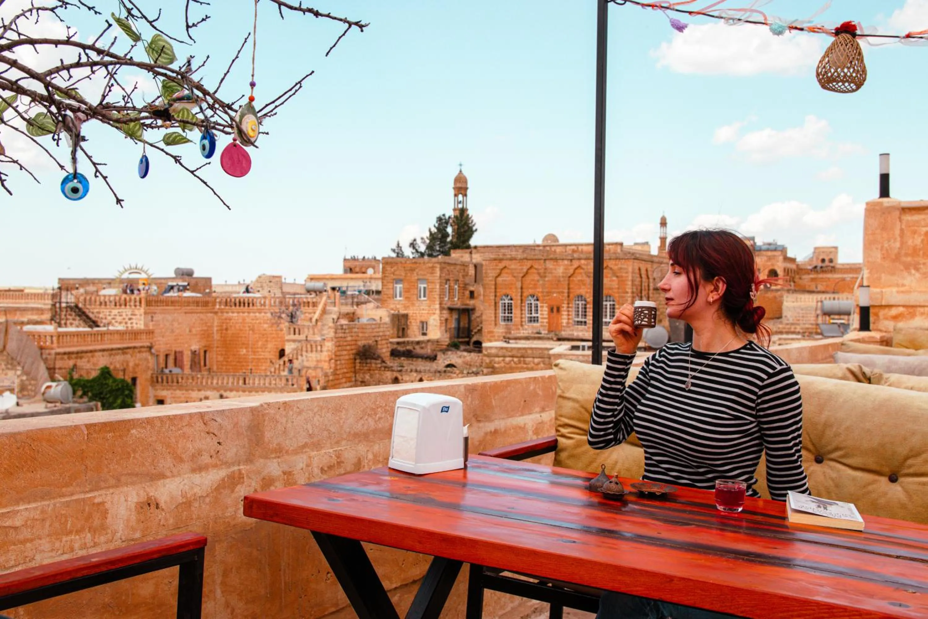 Balcony/Terrace in Mons Masius Hotel Teras