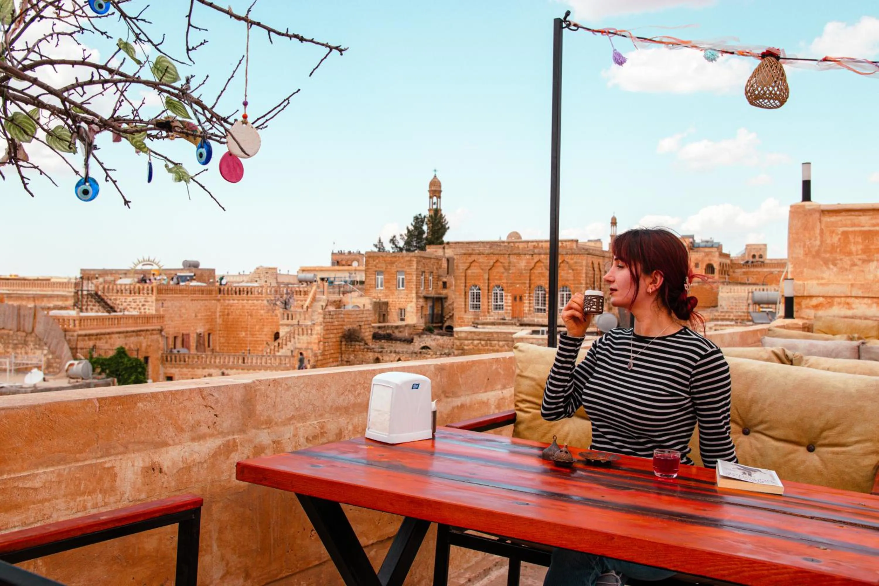 Balcony/Terrace in Mons Masius Hotel Teras