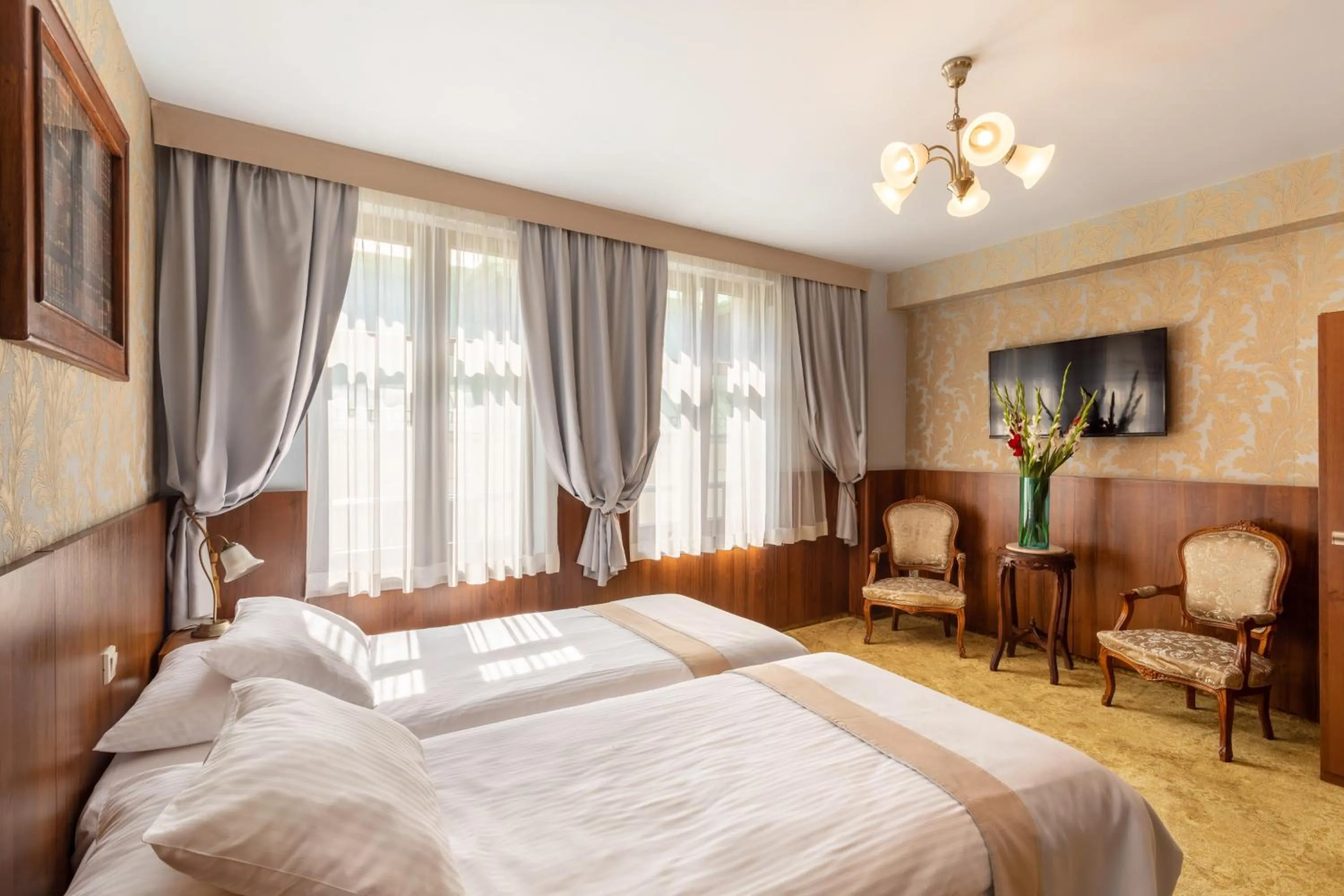 Bed in David Boutique Hotel