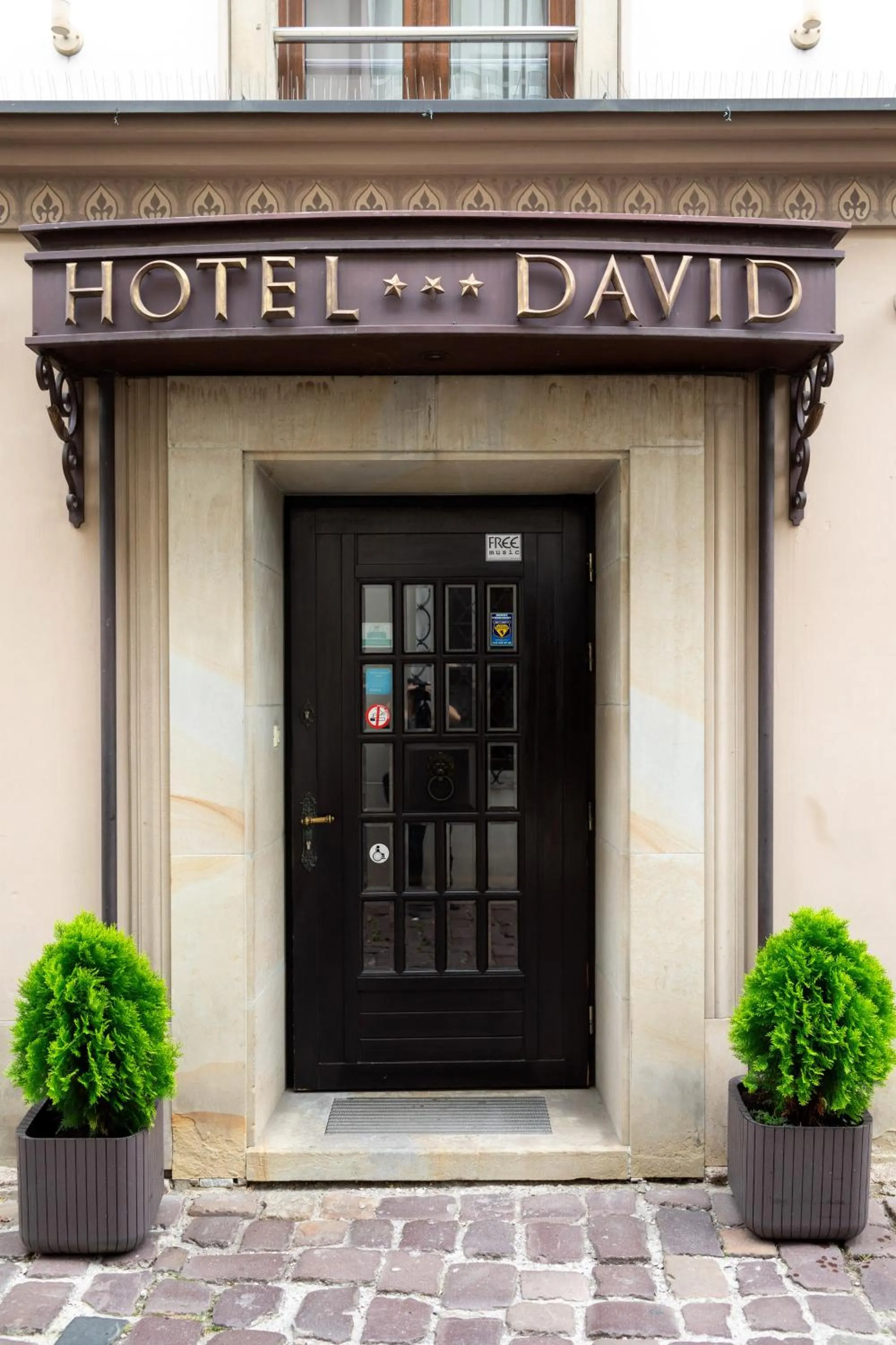 Facade/entrance in David Boutique Hotel