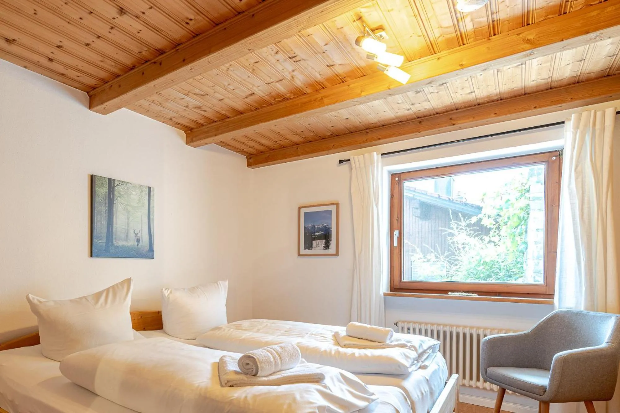 Bed in Chalet Alpenpanorama