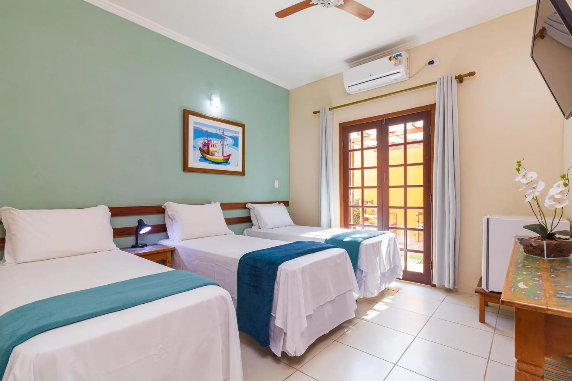 Bed in Pousada Villa Verano