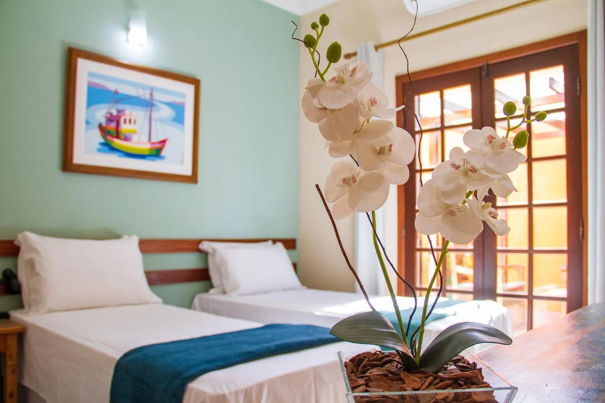 Bed in Pousada Villa Verano