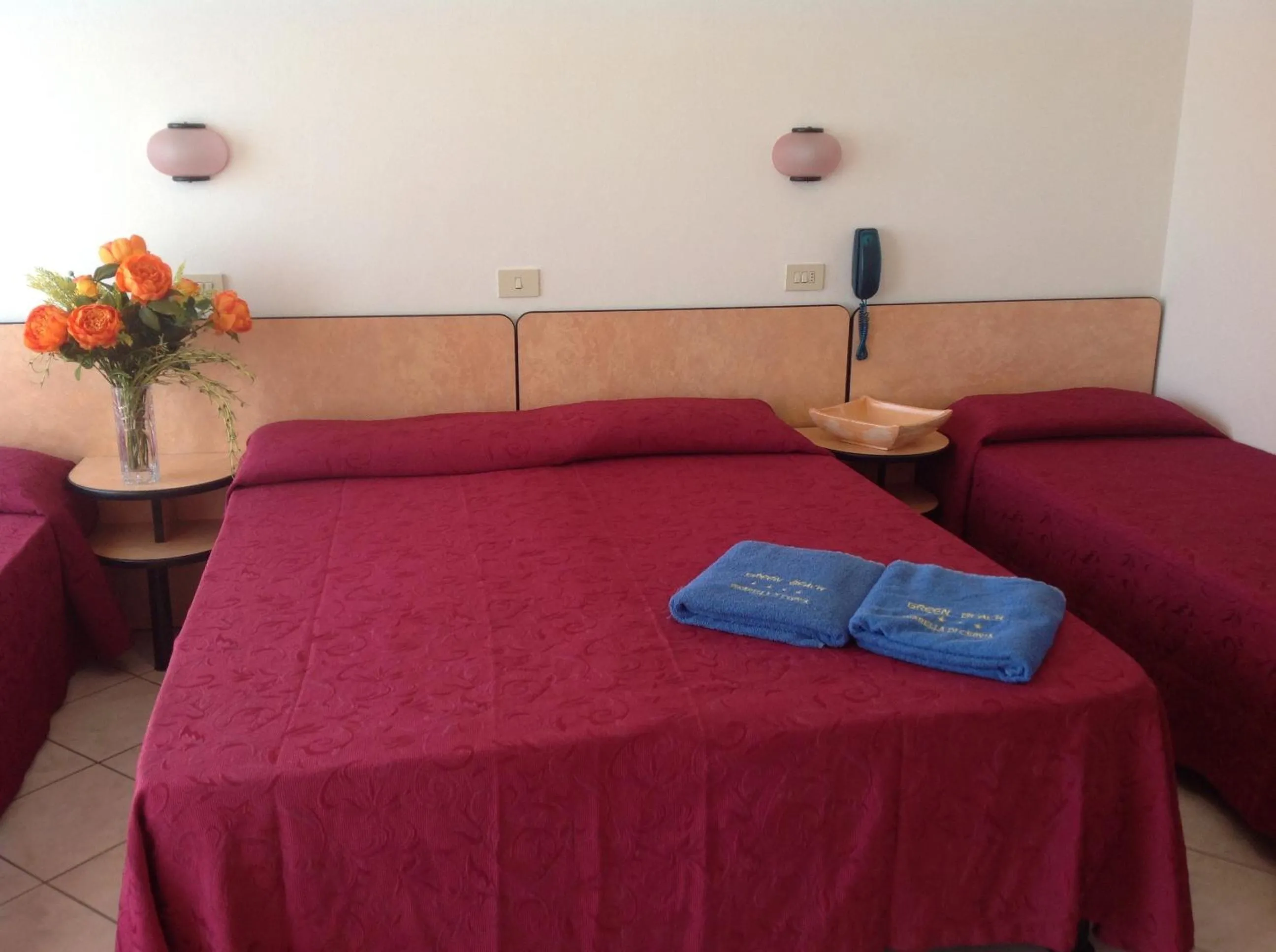 Bed in Hotel Casali