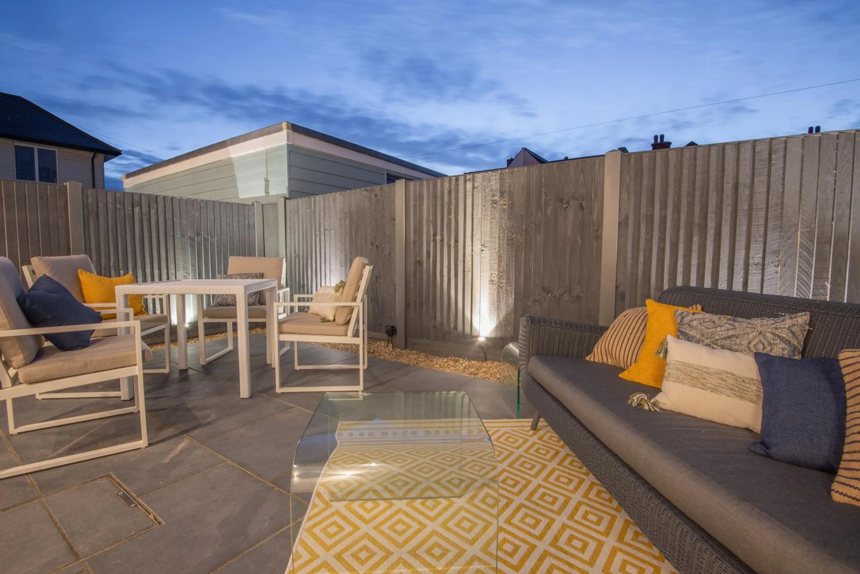 Patio in The Beach Escapes